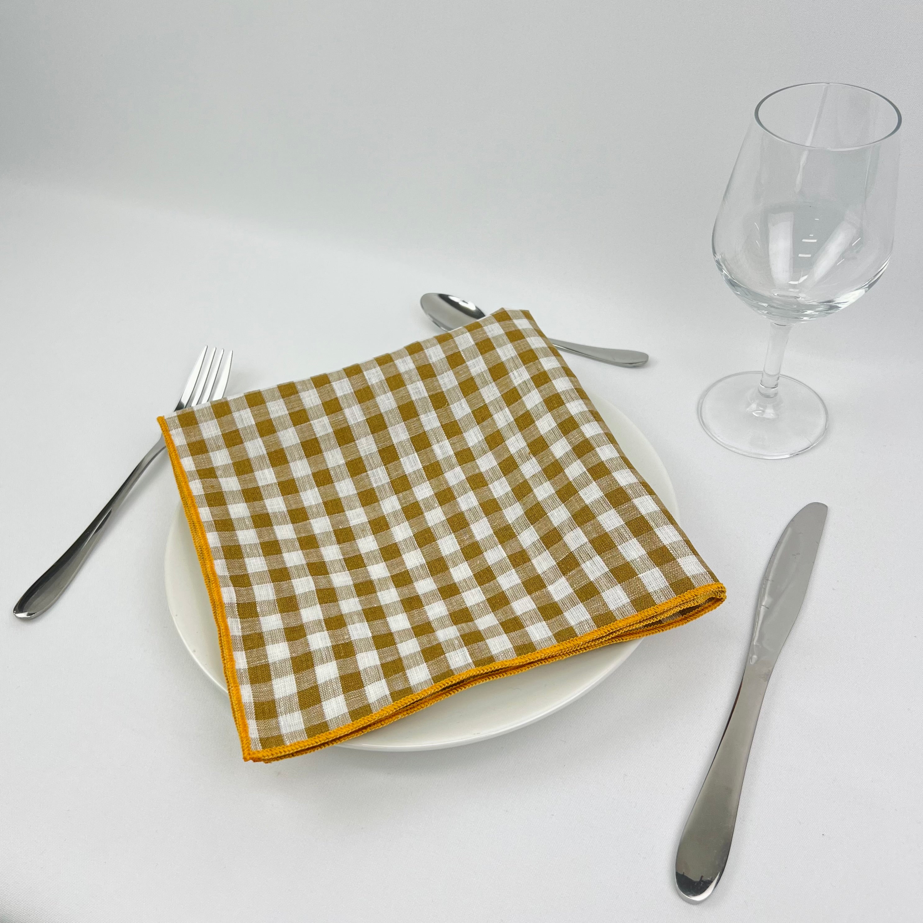 Guardanapo Vichy Overlock