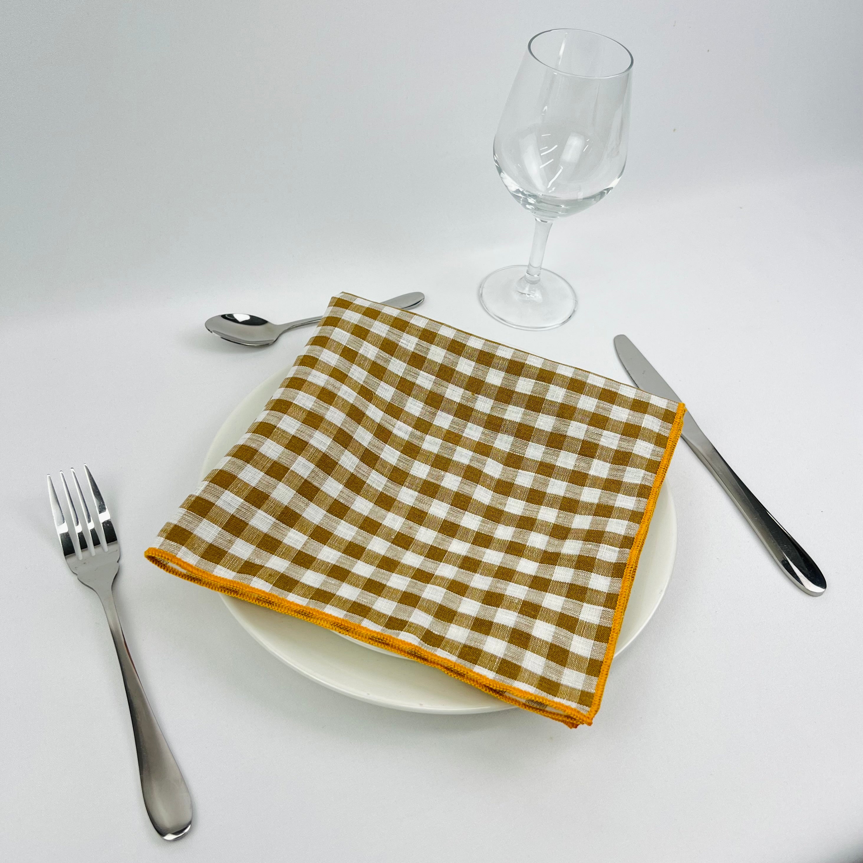 Guardanapo Vichy Overlock