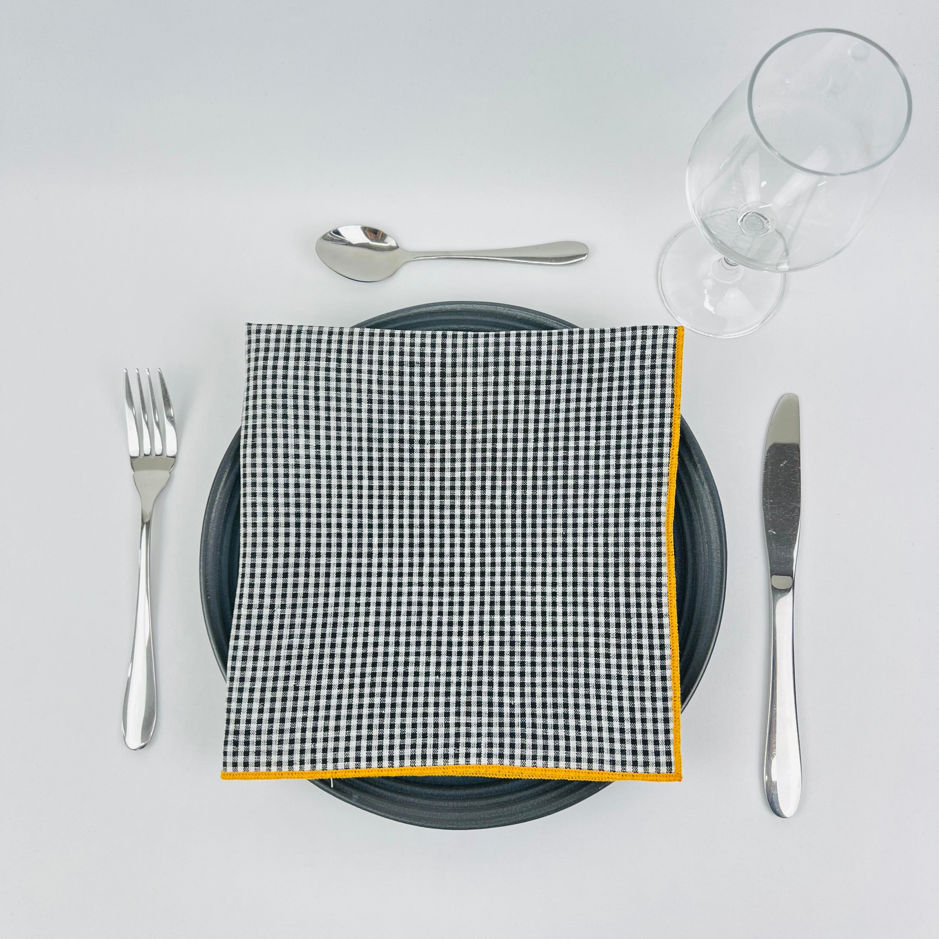 Guardanapo Vichy Overlock