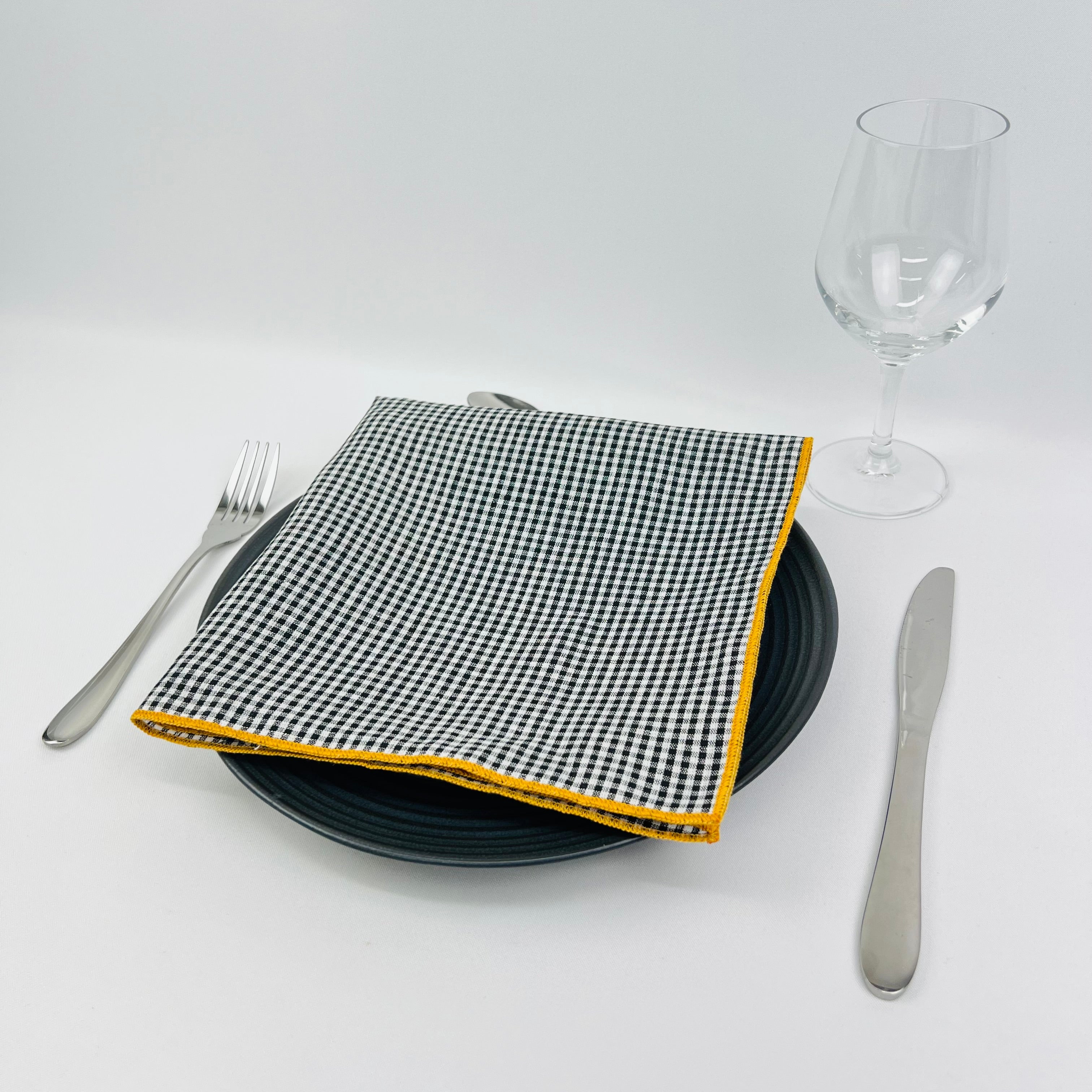 Guardanapo Vichy Overlock