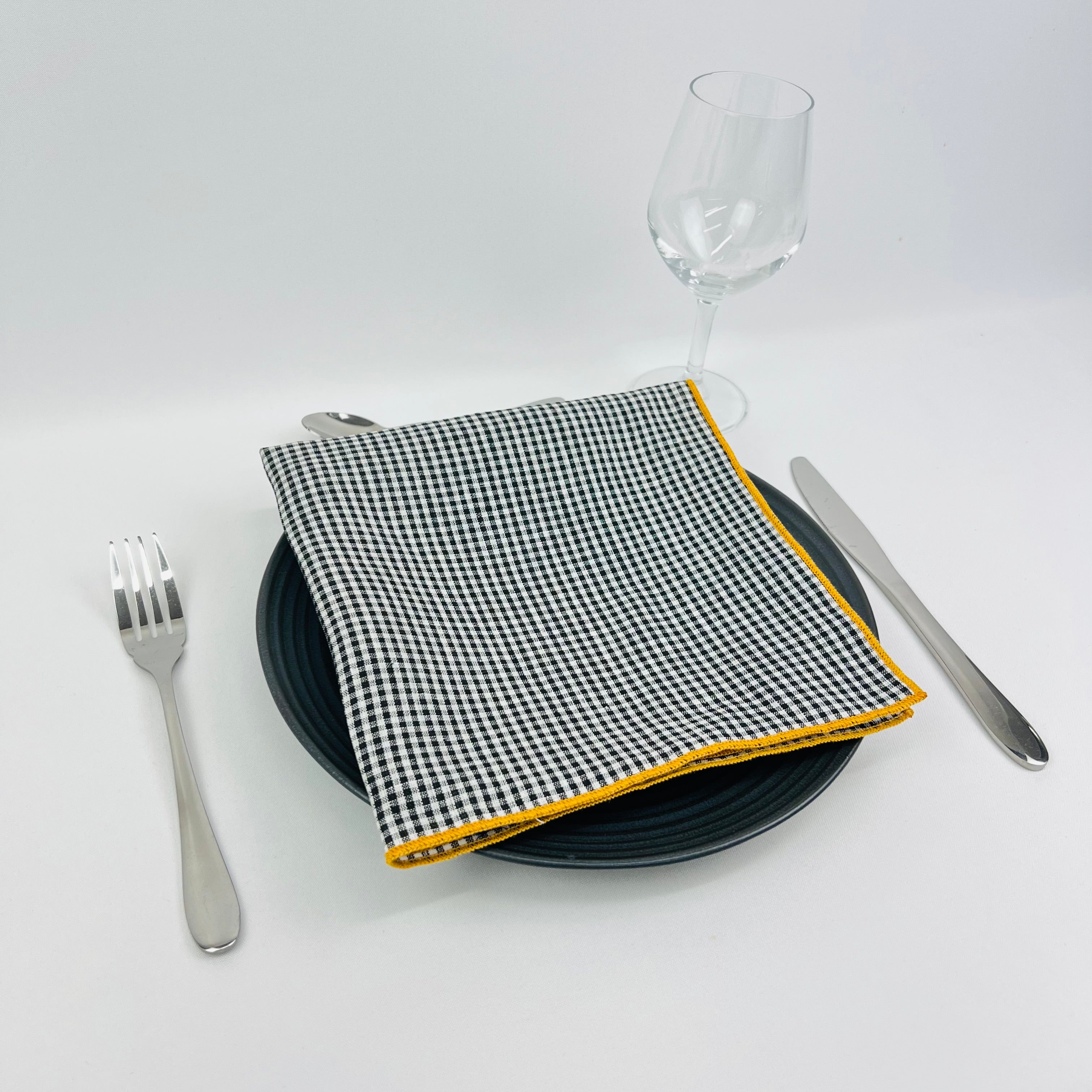 Guardanapo Vichy Overlock