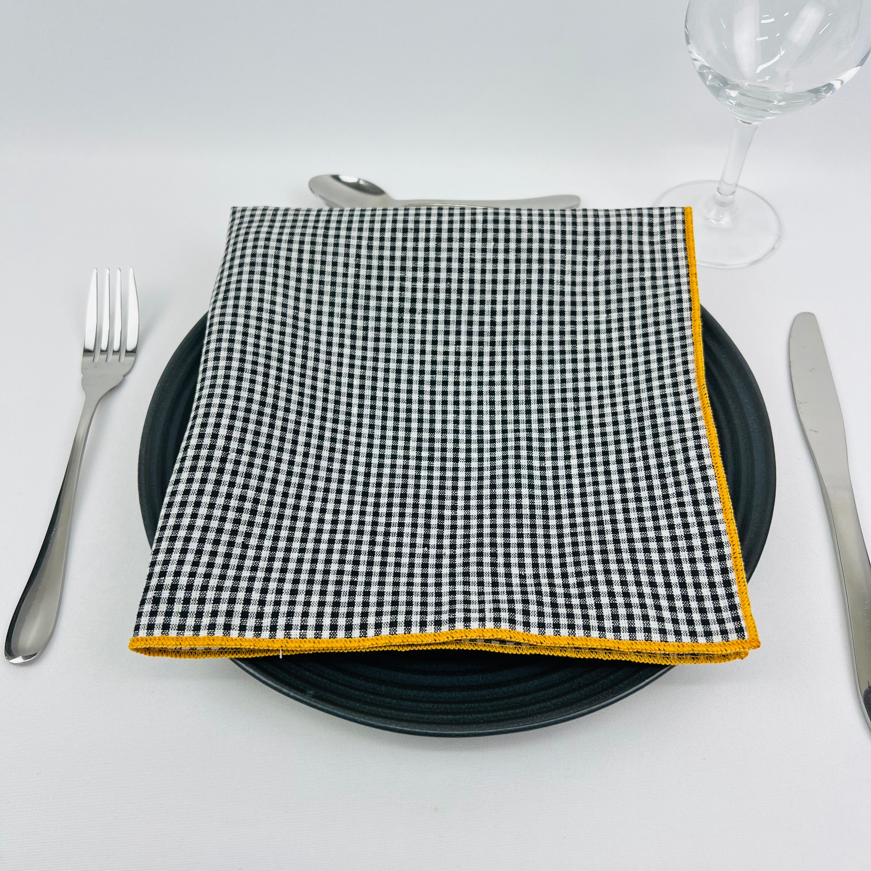 Guardanapo Vichy Overlock