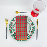 Guardanapo Xmas Glamour Overlock