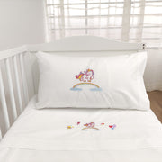 Jogo de Cama Bebé Algodão Unicórnio