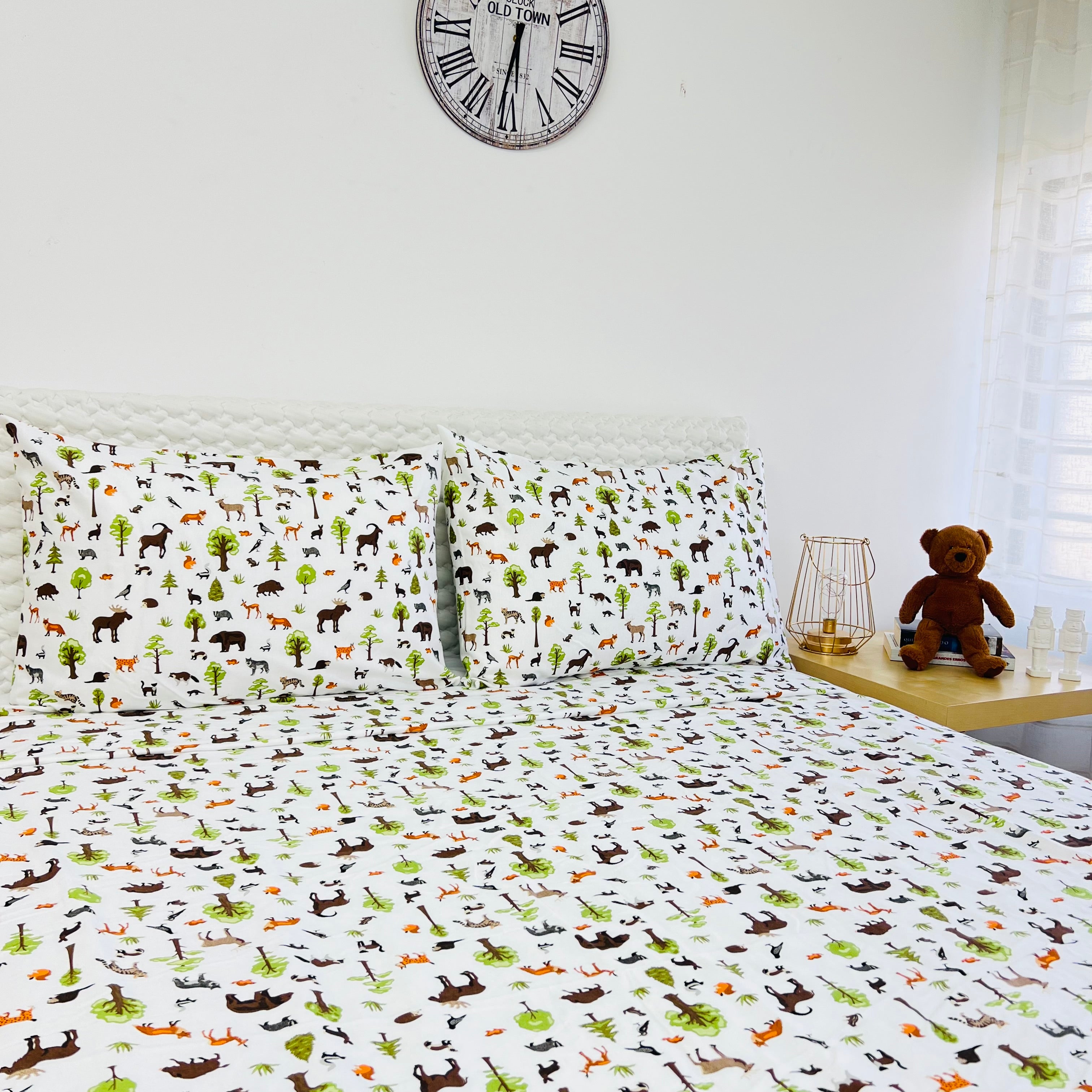 Lençol de Cima Flanela Animais