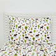 Conjunto de Lençóis Flanela Animais