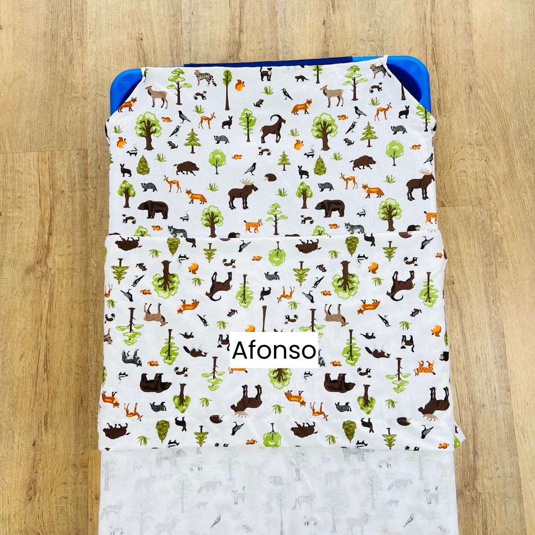 Lençóis para Catre Flanela Animais Personalizável
