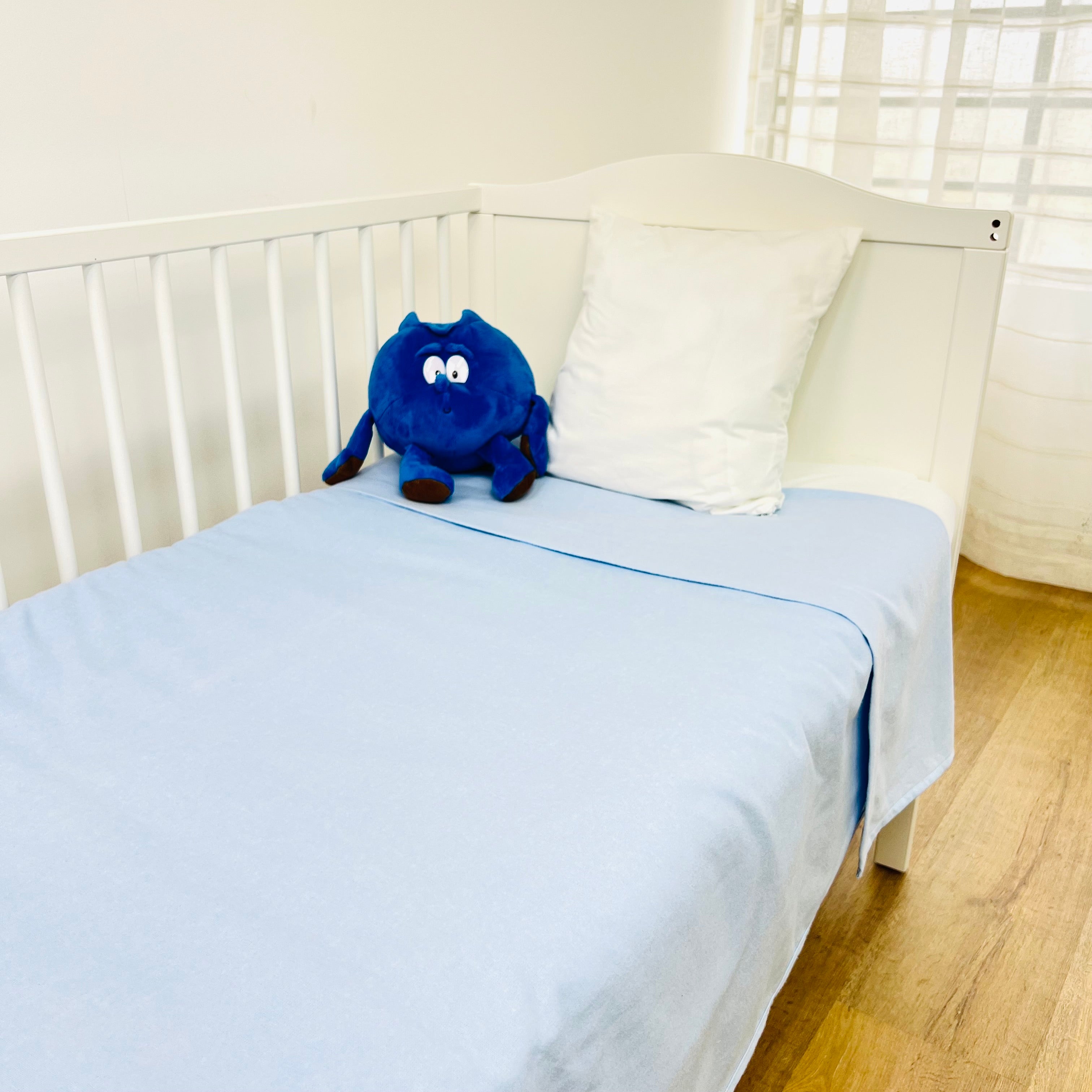 Lençol de Cima Flanela Blue Baby