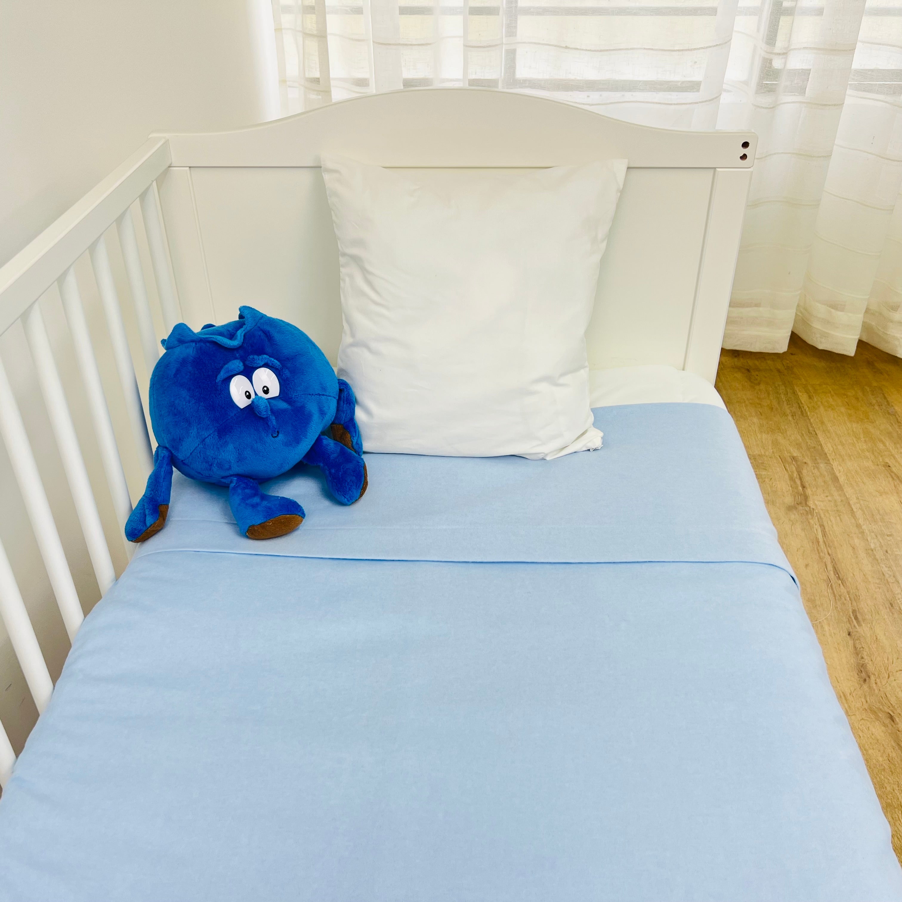 Lençol de Cima Flanela Blue Baby