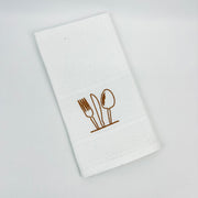 Pano de Cozinha Algodão Talheres