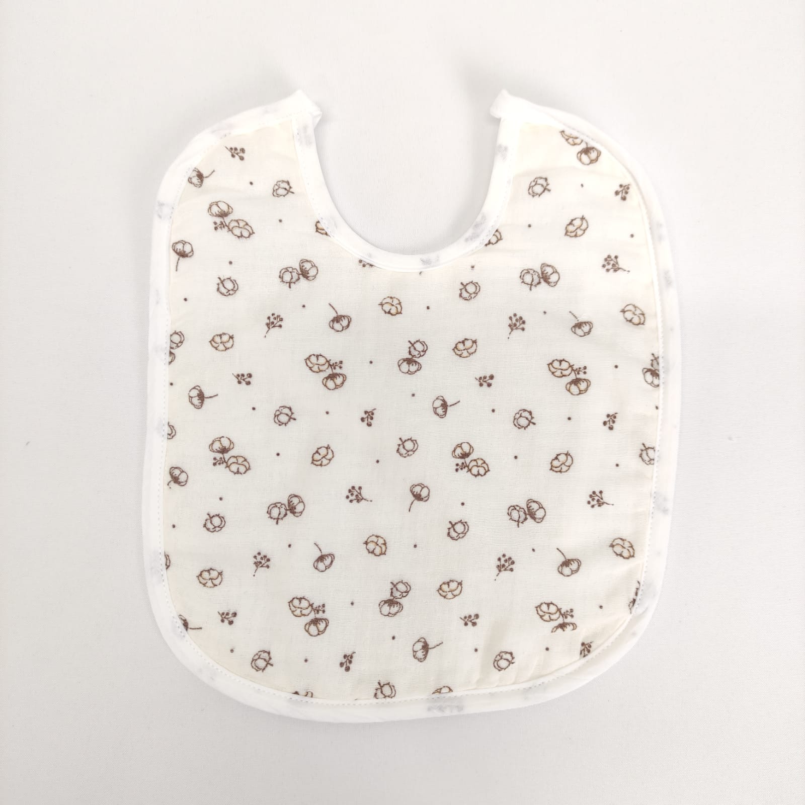 Babete Bebé Quadrada Musselina