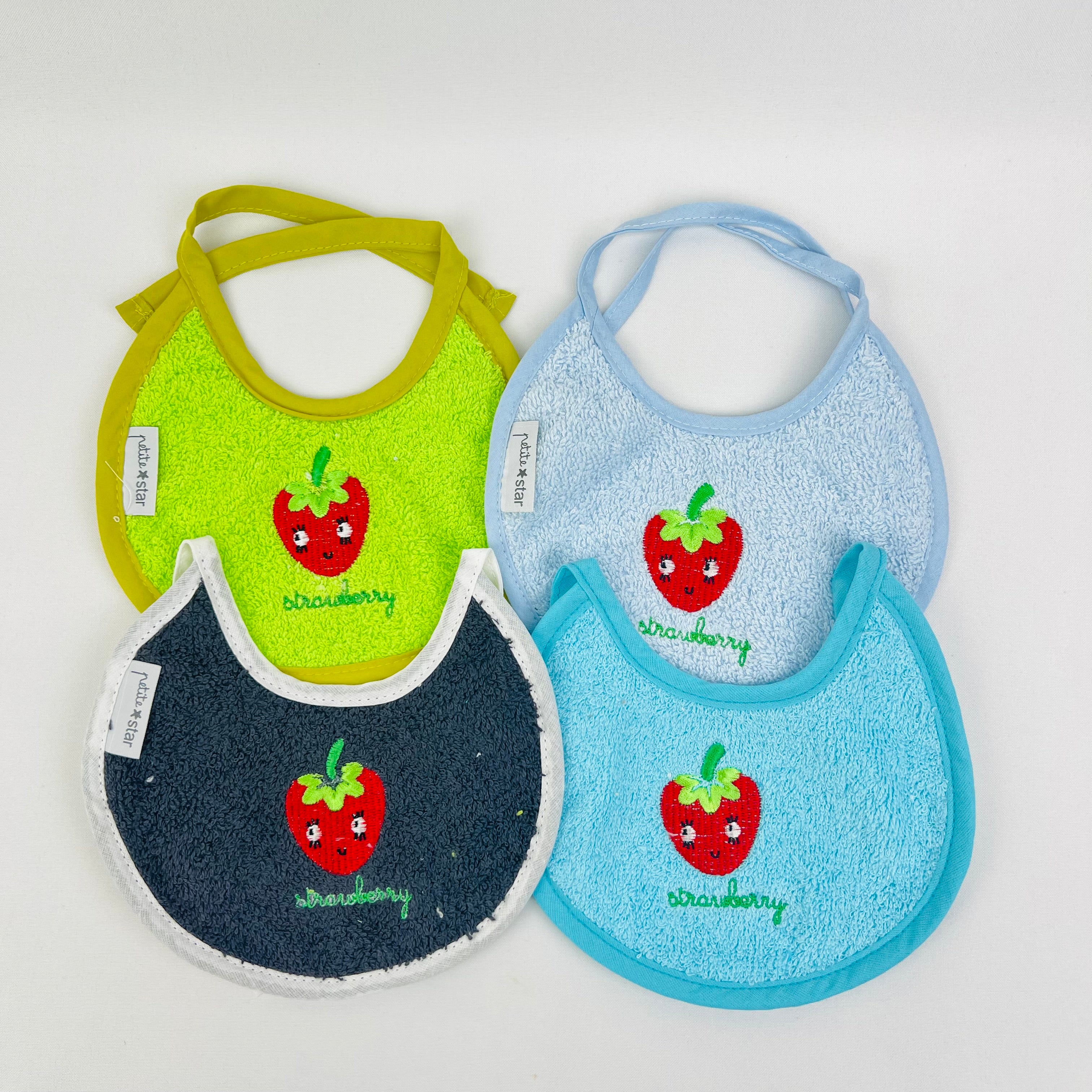 Babete Bebé Redonda Morango