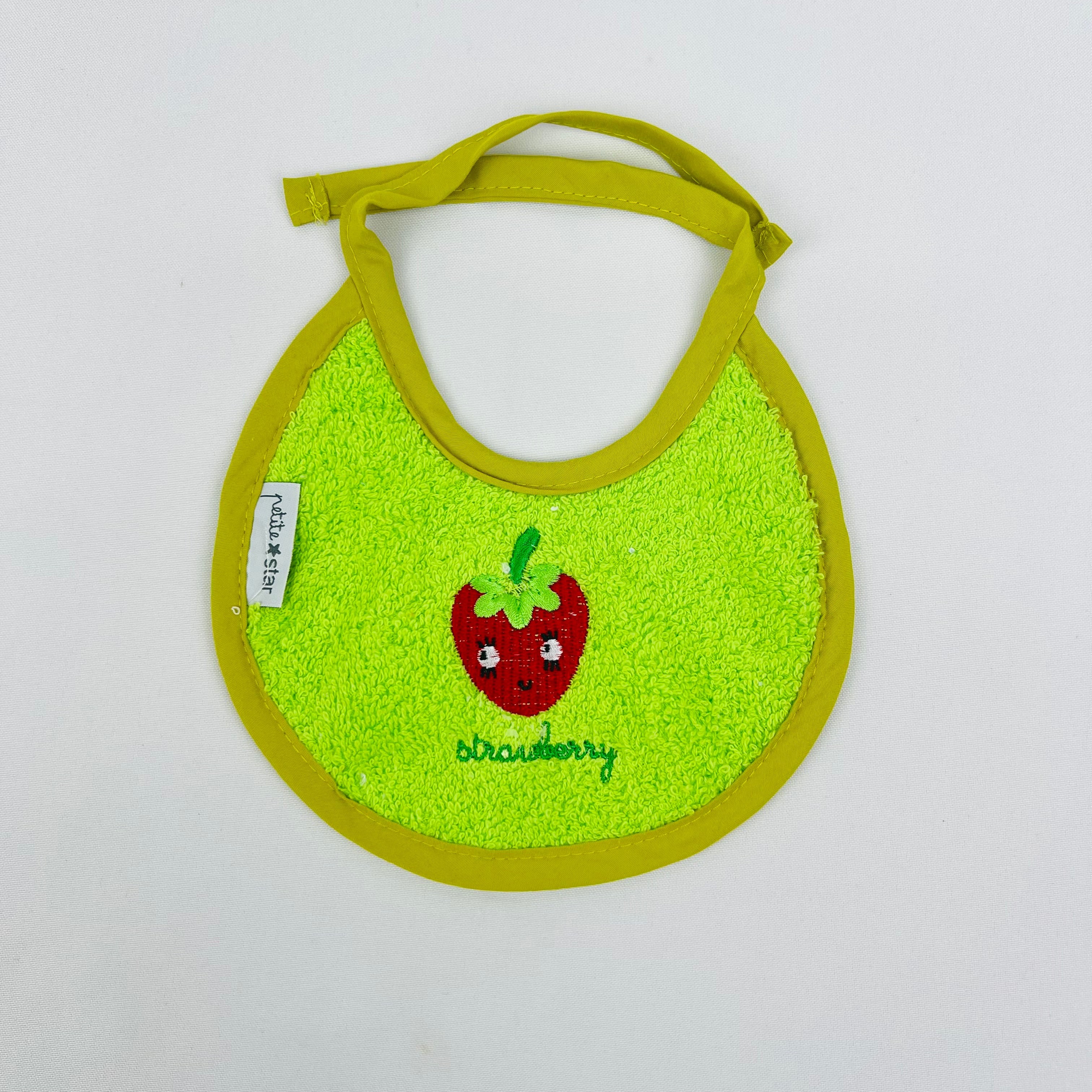 Babete Bebé Redonda Morango