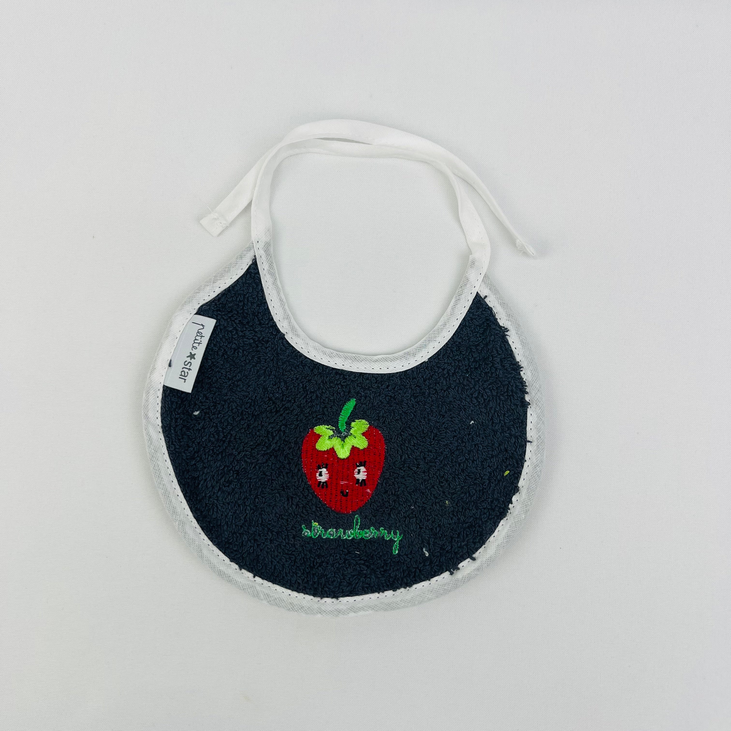 Babete Bebé Redonda Morango