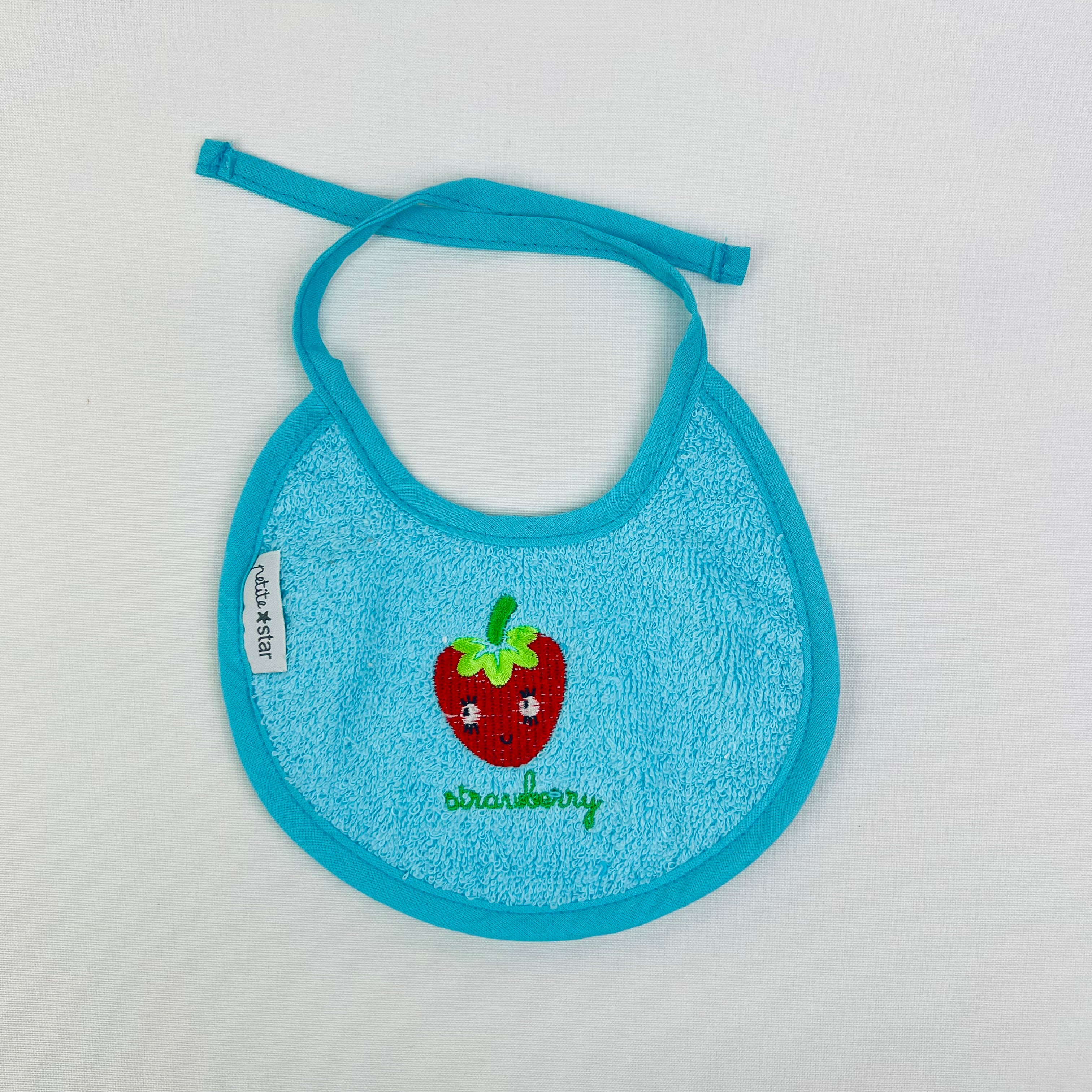 Babete Bebé Redonda Morango