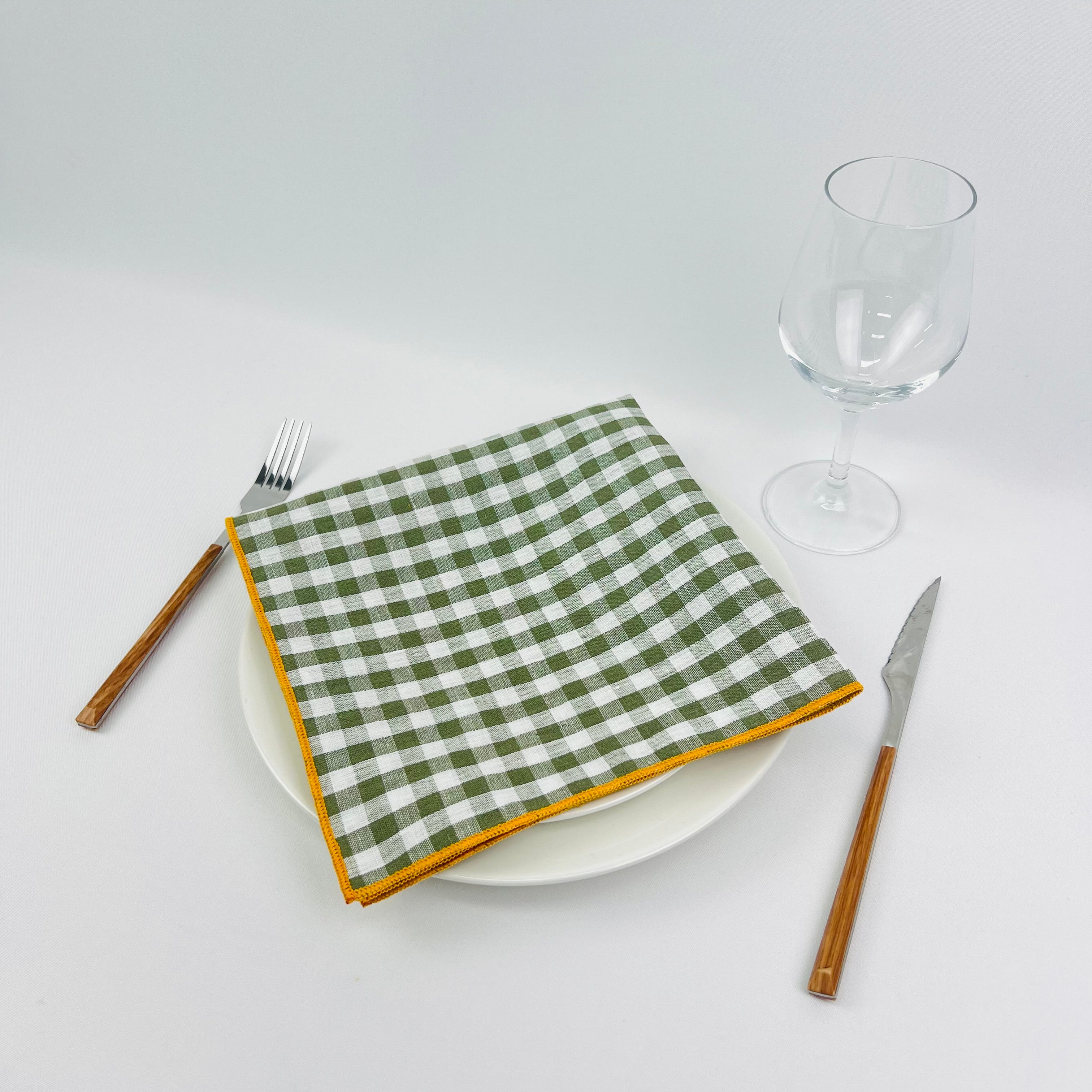 Guardanapo Vichy Overlock