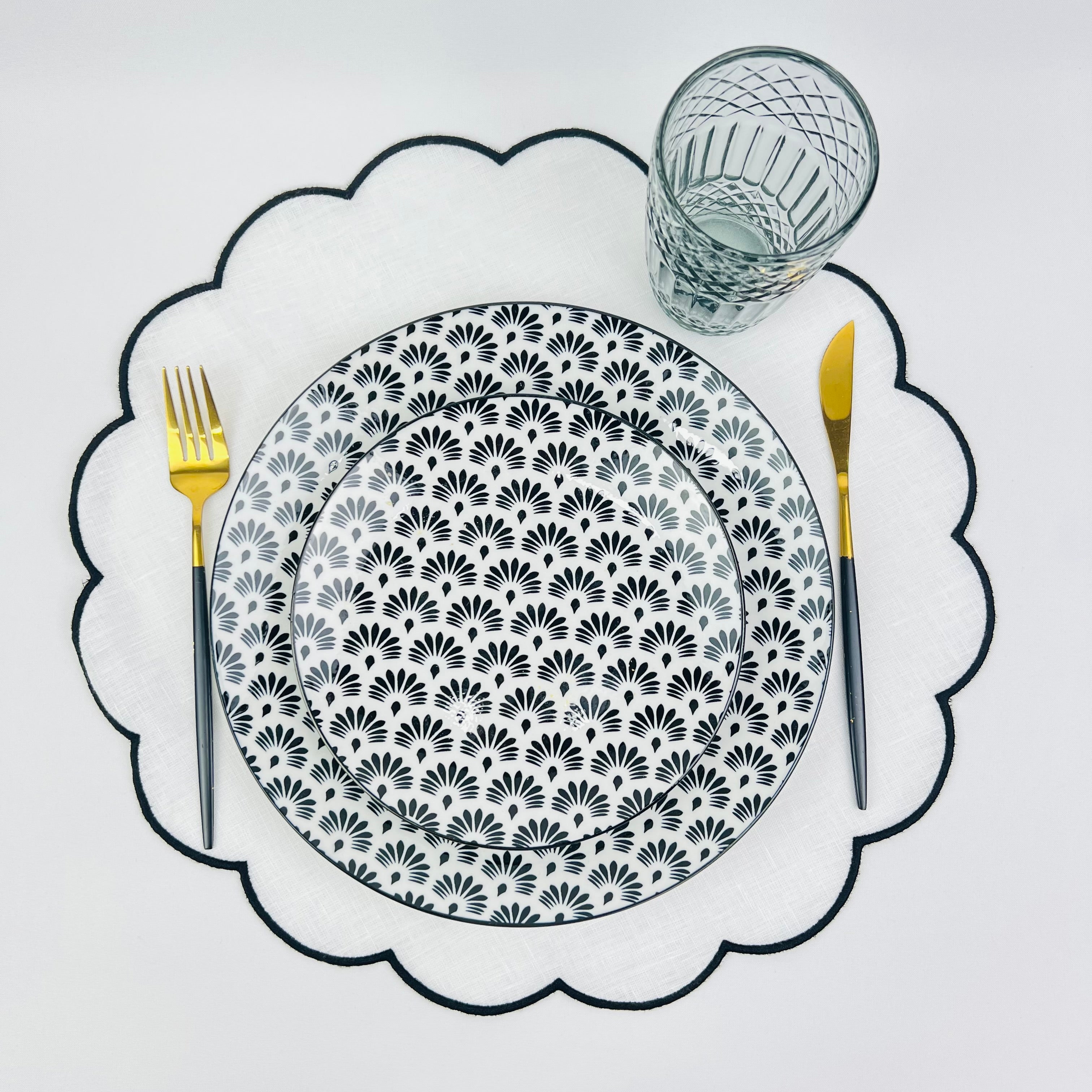 Individual Flor Linho JOL