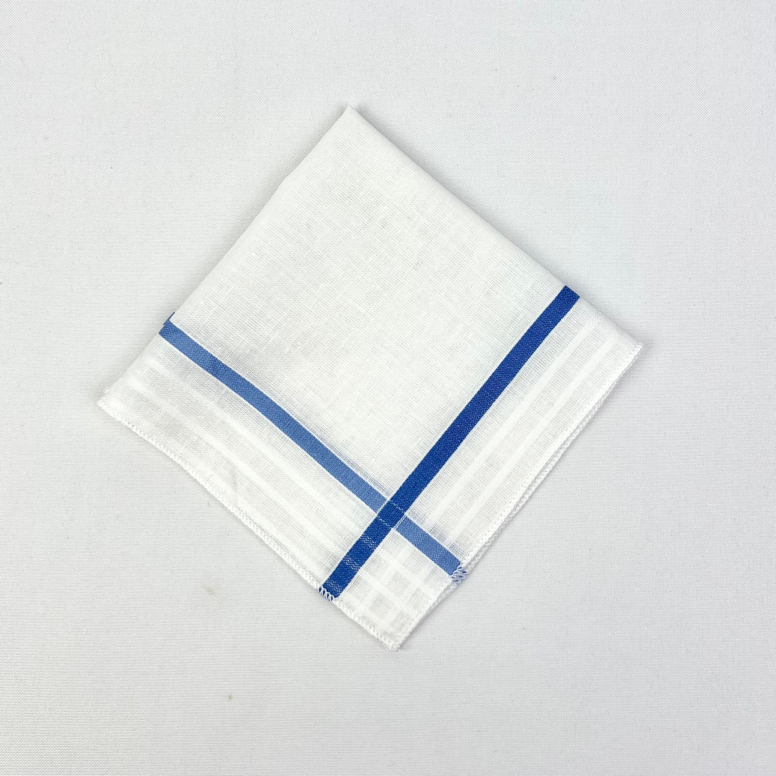 Lenço Azul Branco