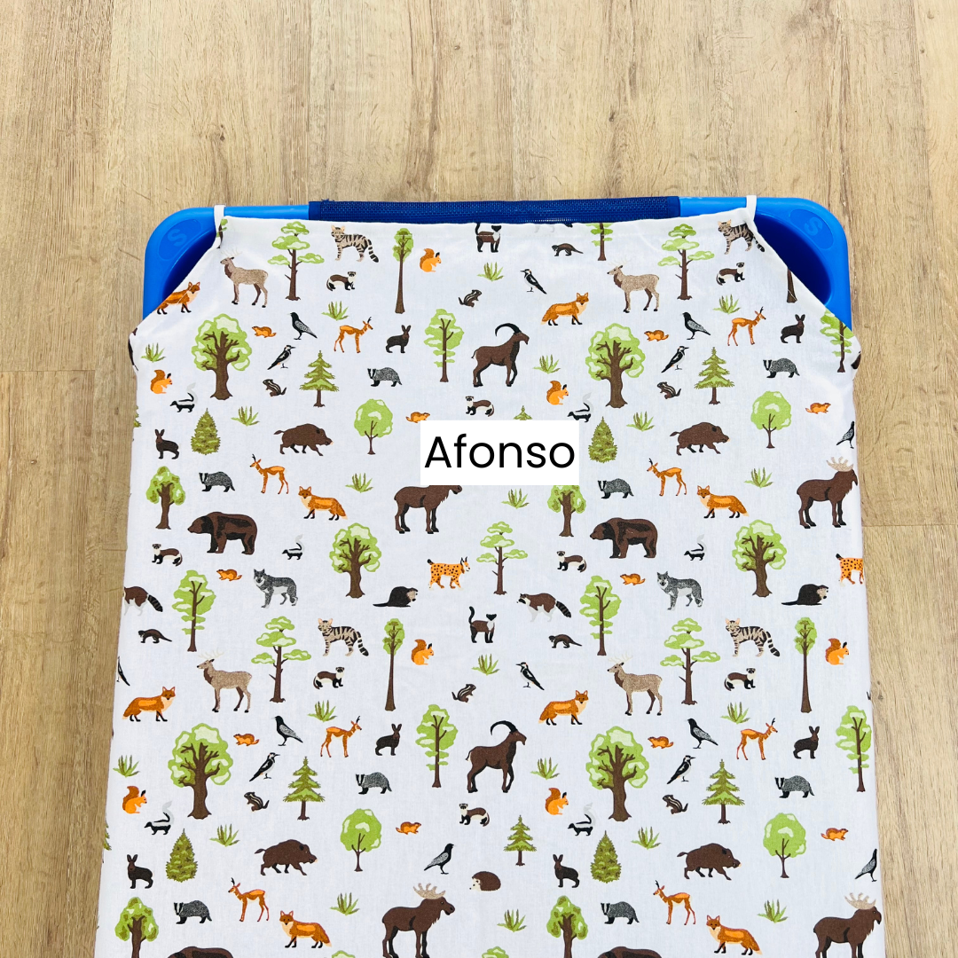 Lençóis para Catre Flanela Animais Personalizável