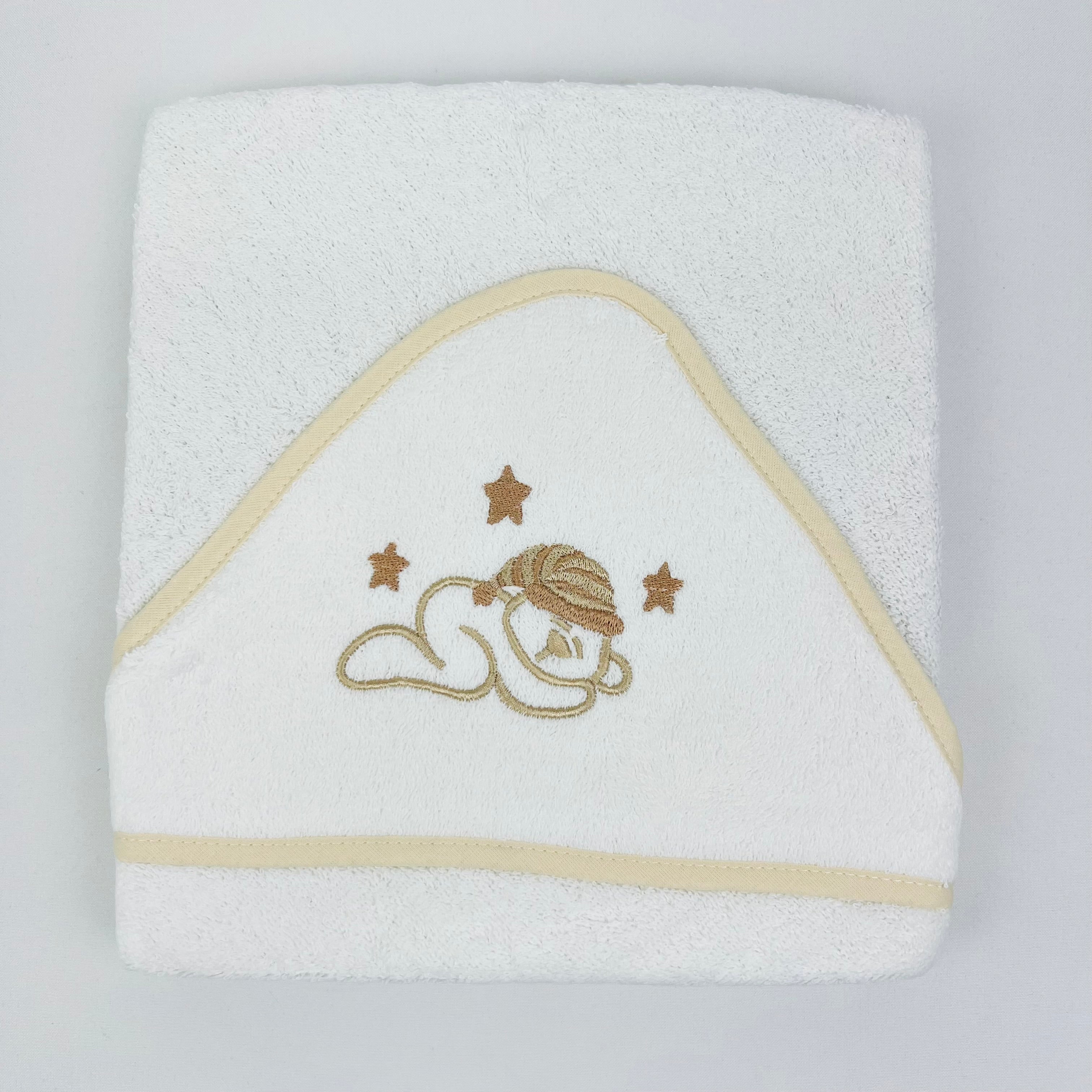 Toalha Banho Bebé Soninho White