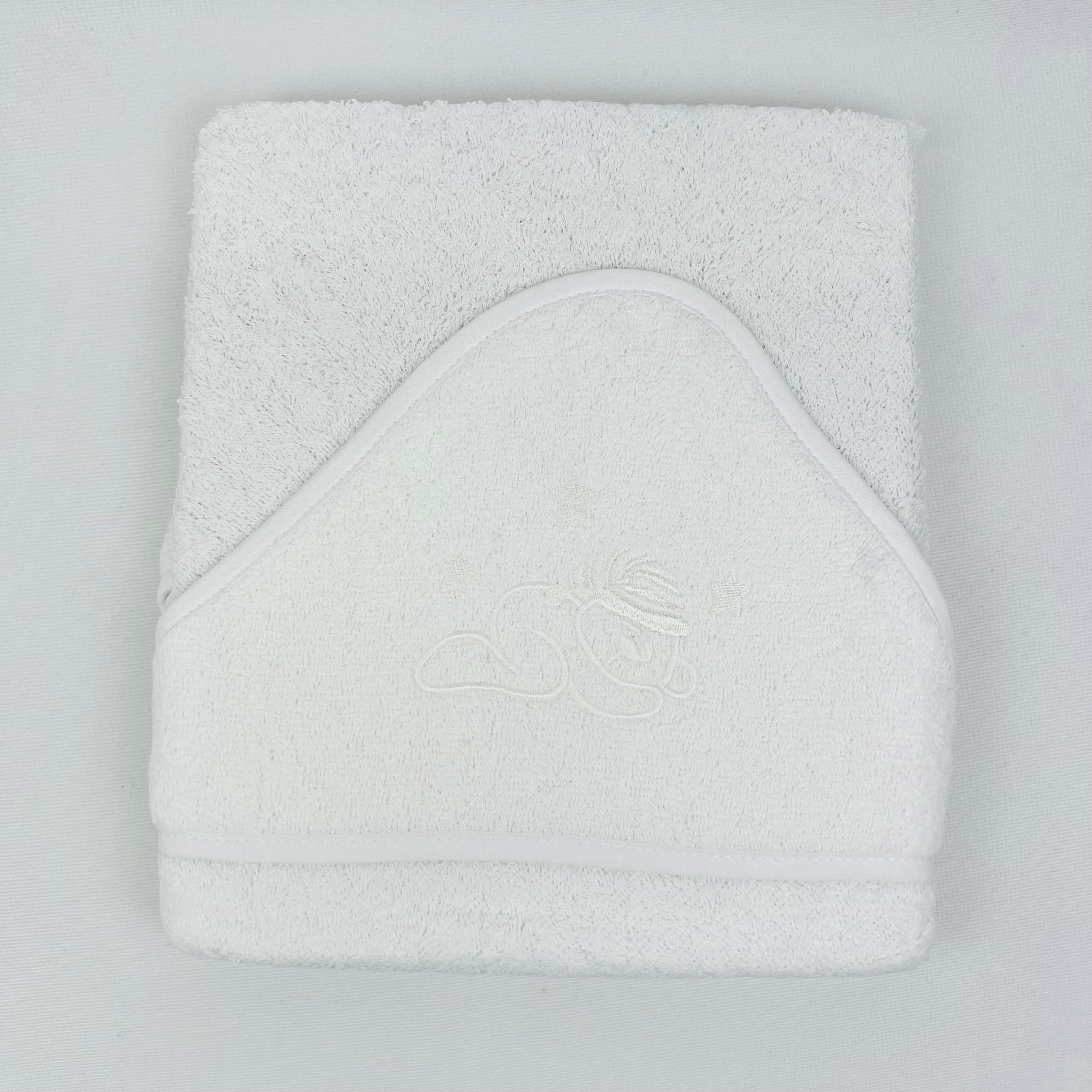 Toalha Banho Bebé Soninho White
