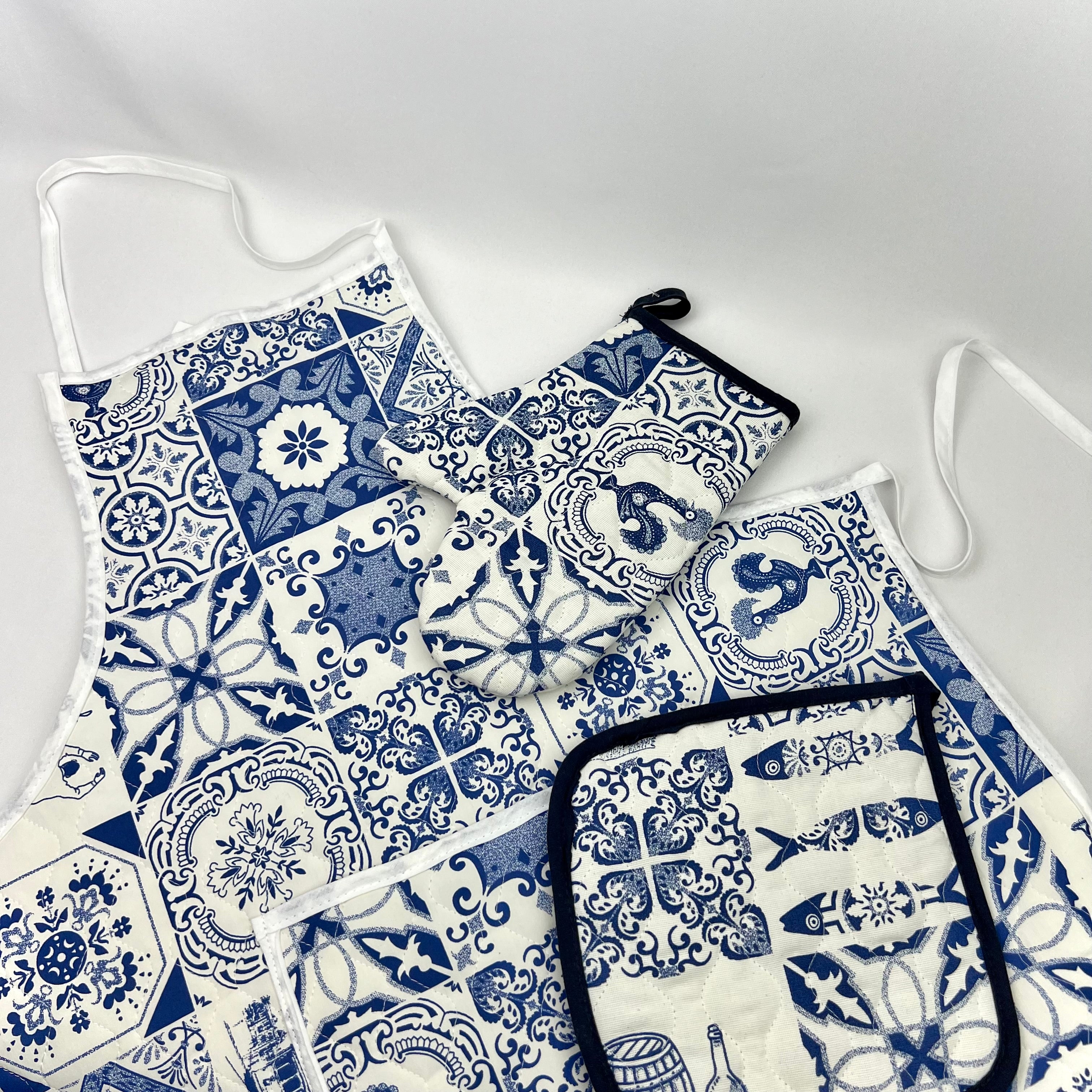 Avental Acolchoado Azulejos