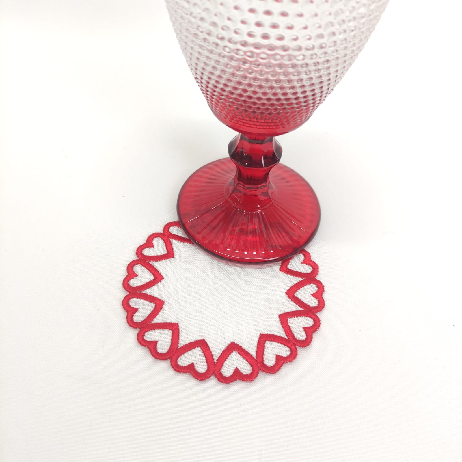 Base Pão/Copo Toque de Amor Linho JOL