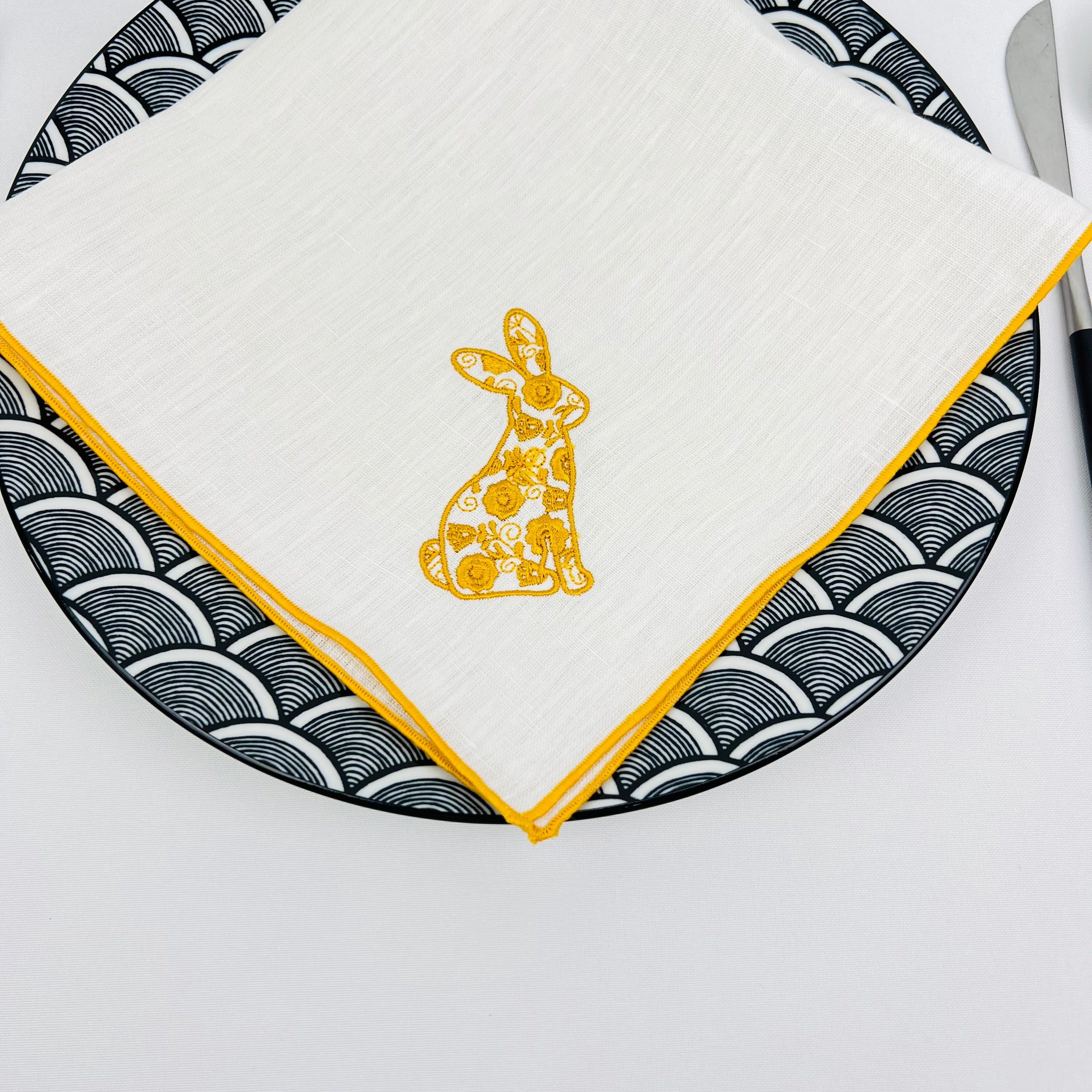 Guardanapo Salgueiro da Páscoa - Coelho