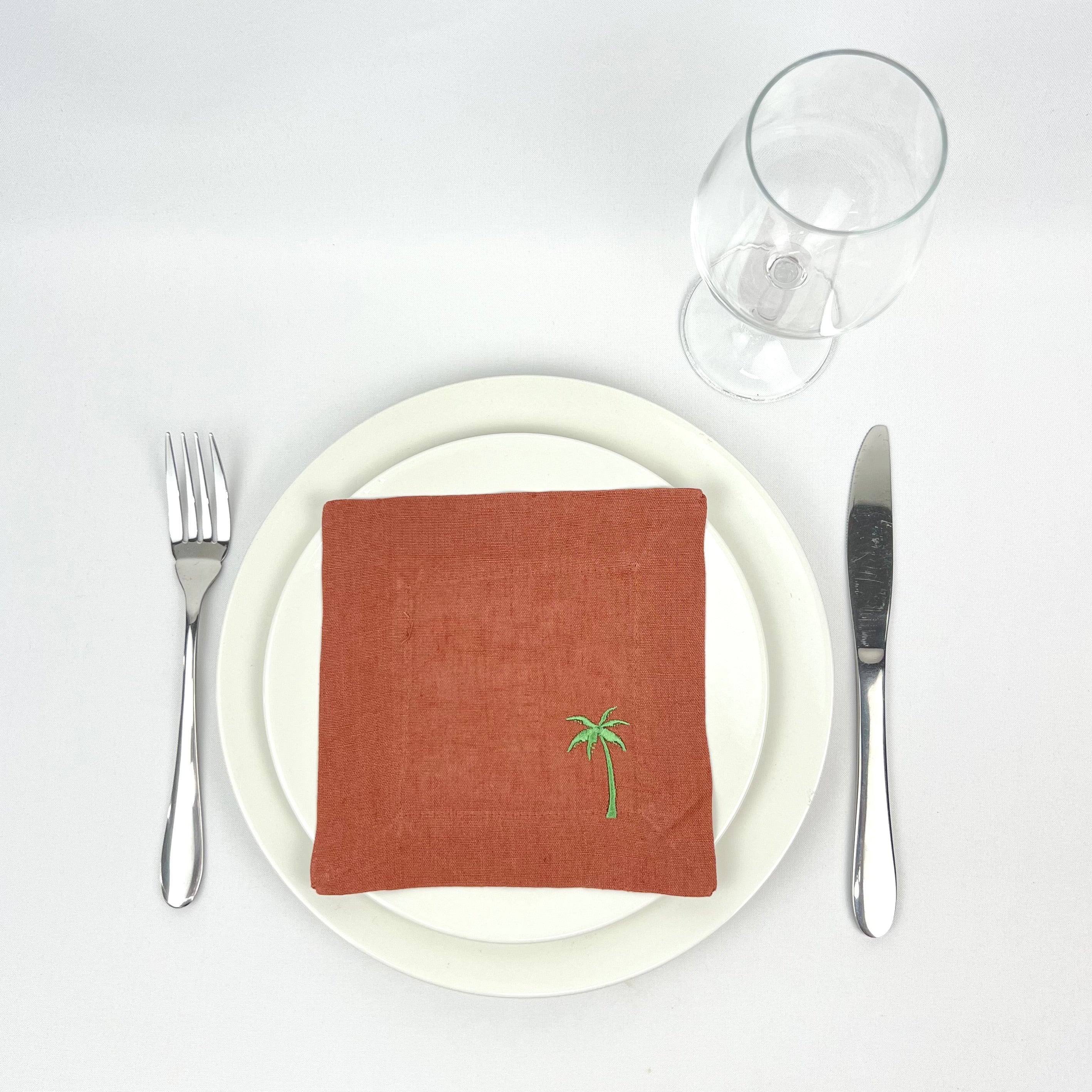 Guardanapo Cocktail Linho OF Palmeira