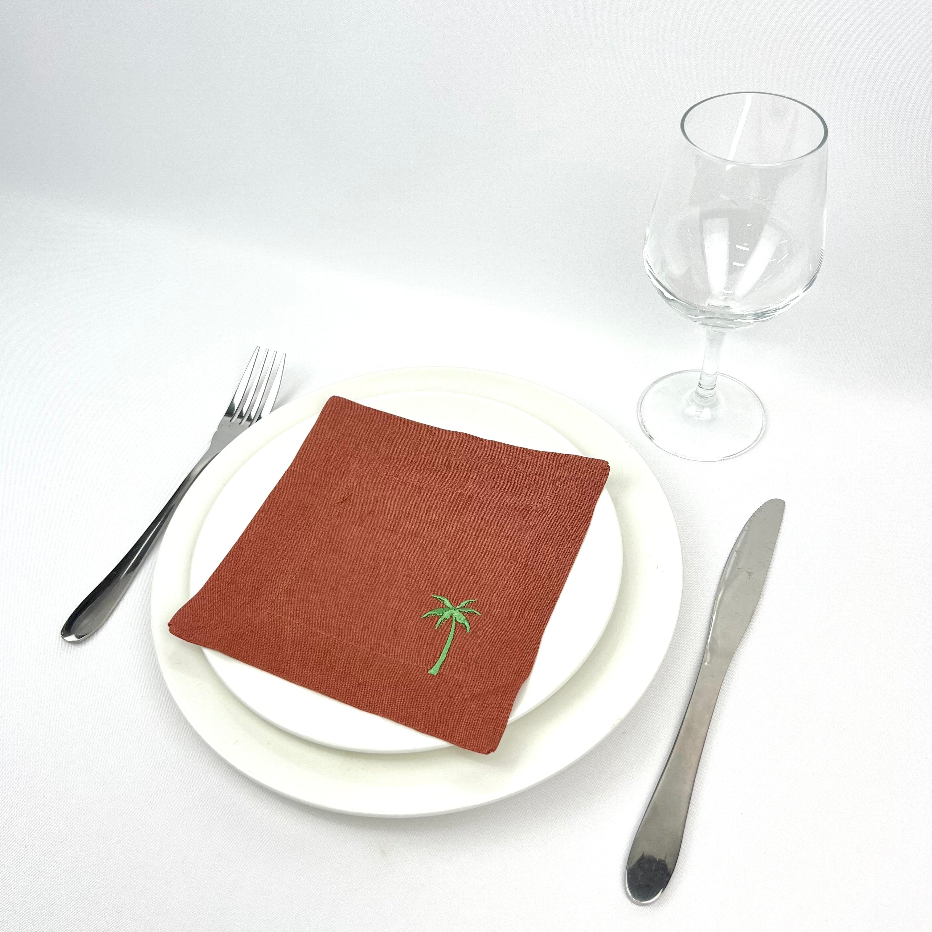 Guardanapo Cocktail Linho OF Palmeira