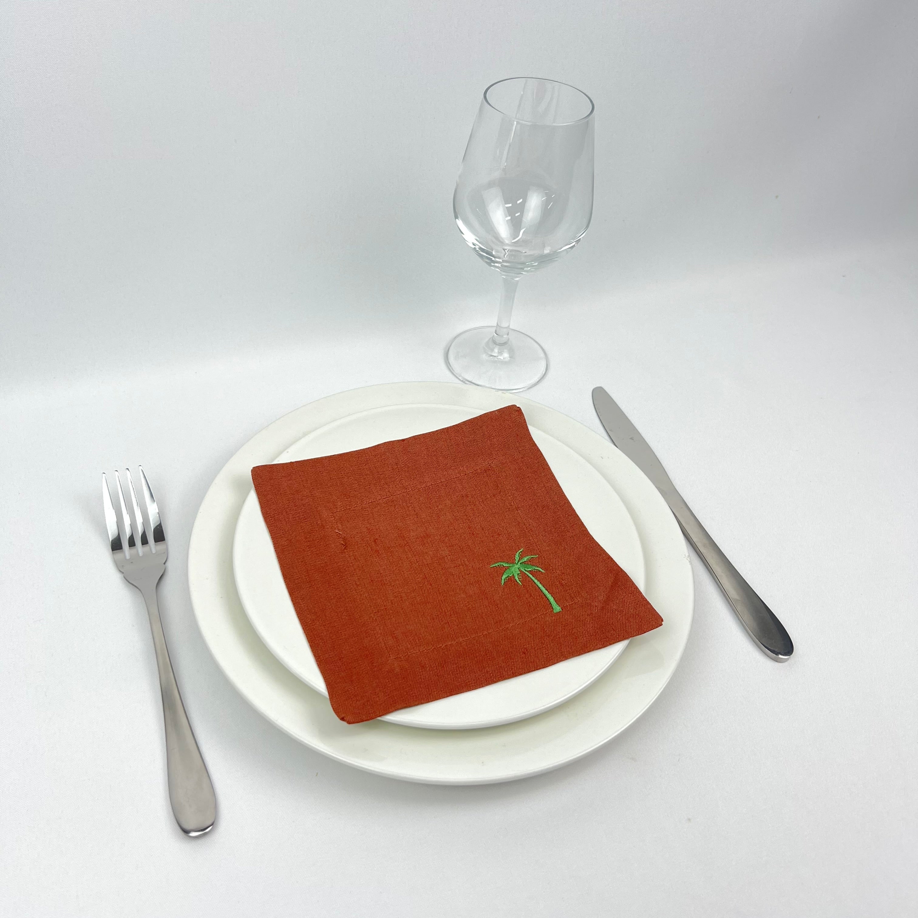 Guardanapo Cocktail Linho OF Palmeira