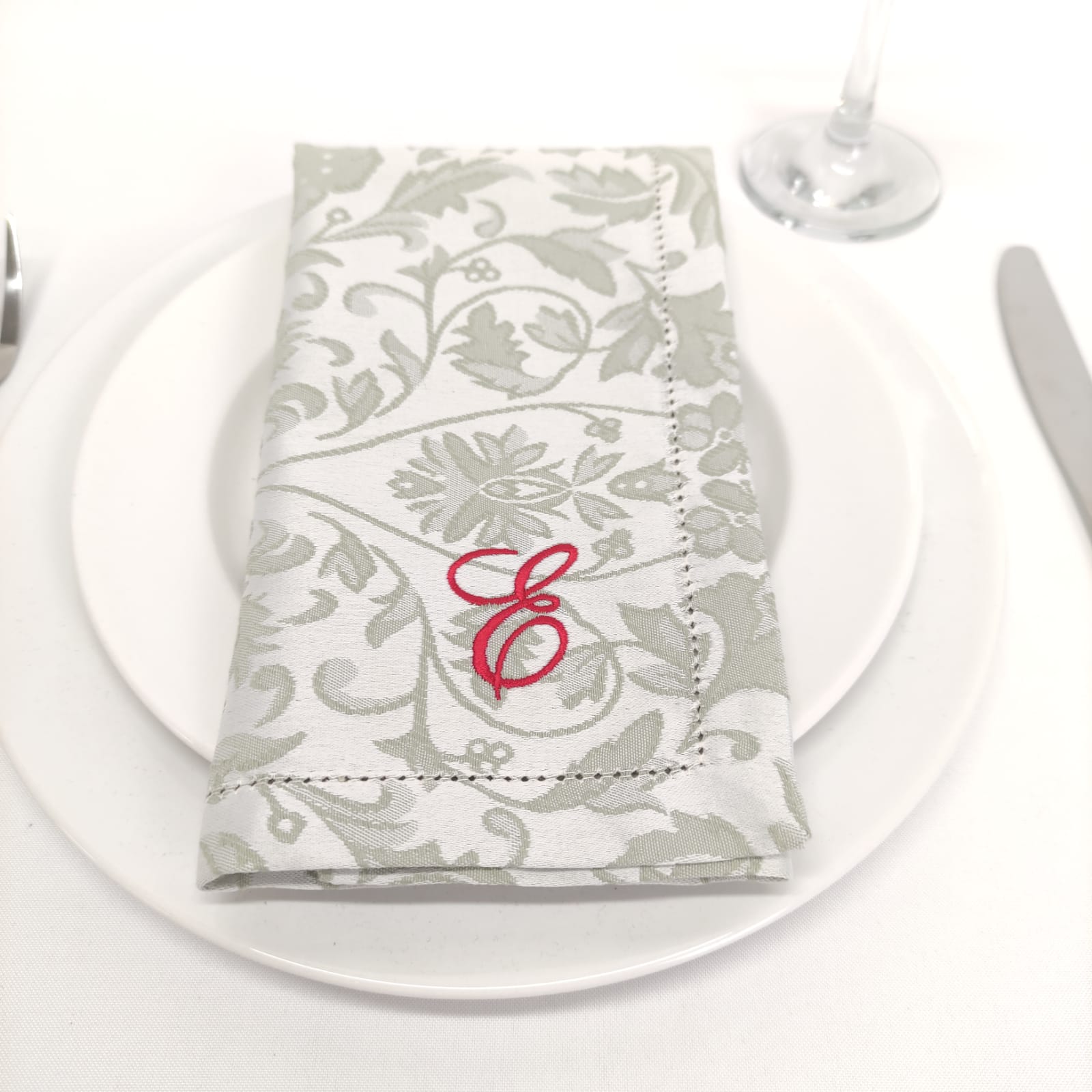 Guardanapo Green Flowers  - personalizados