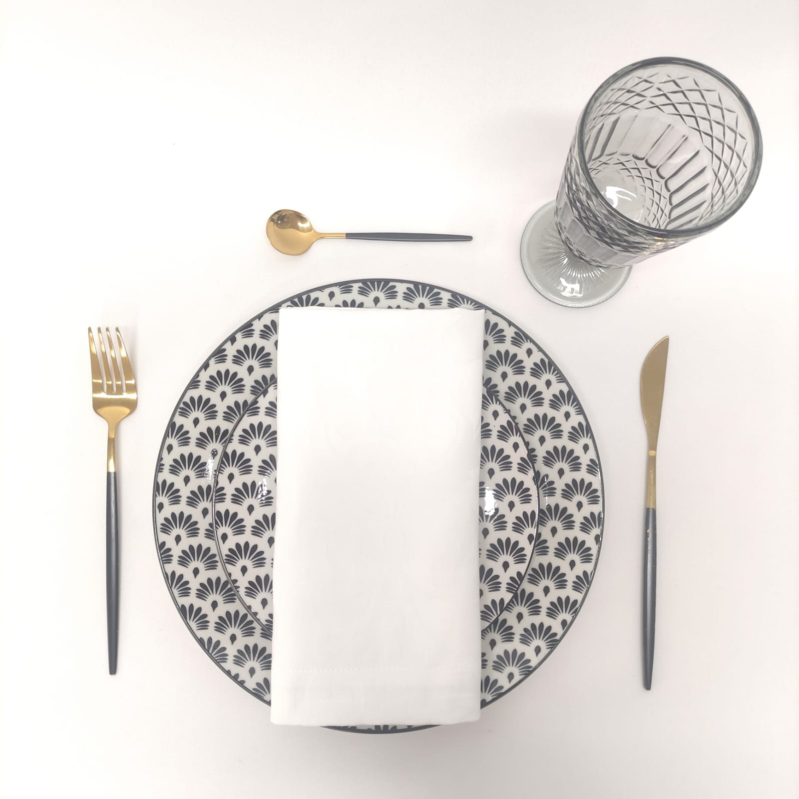 Guardanapo Branco Jacquard