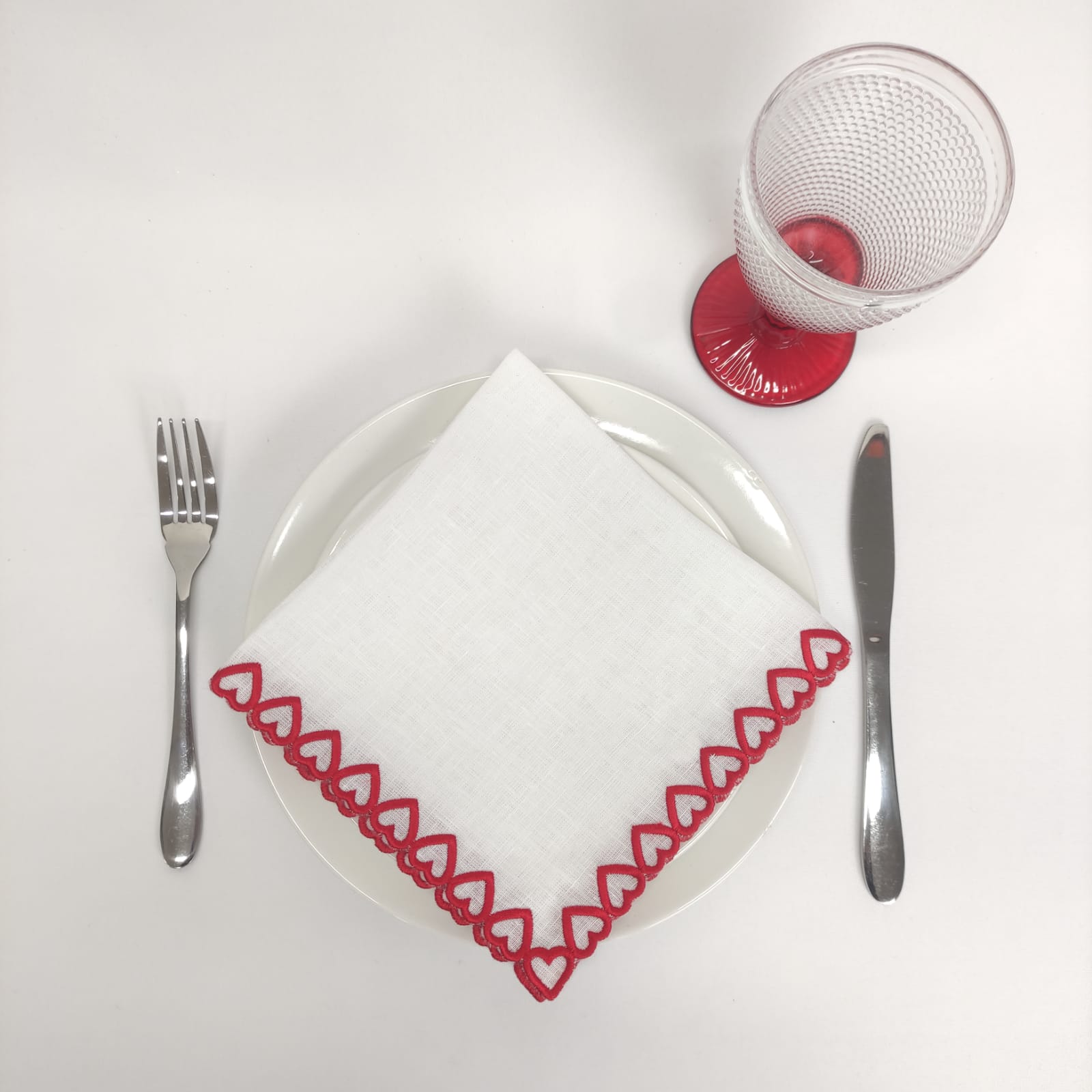 Guardanapo Toque de Amor Linho JOL