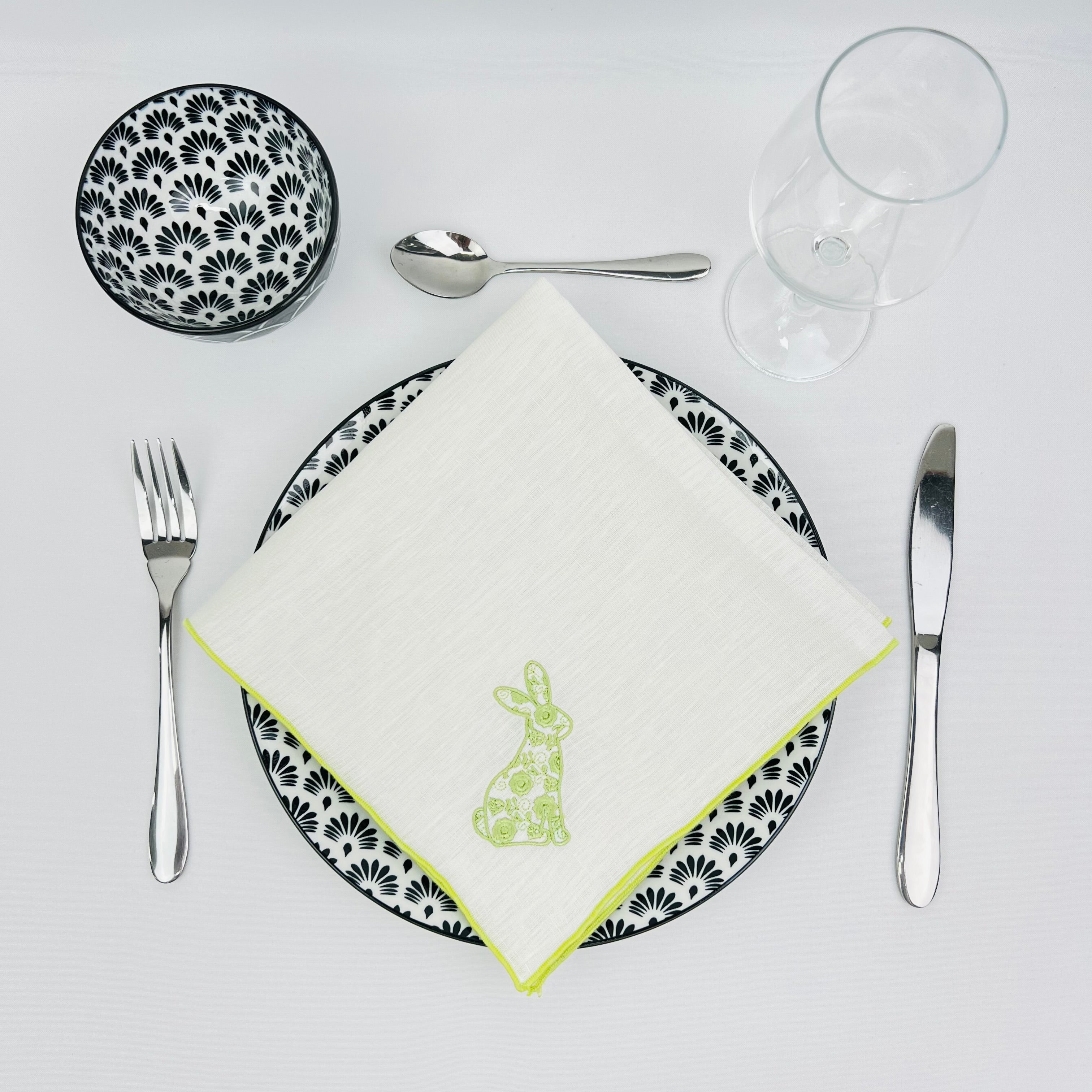 Guardanapo Salgueiro da Páscoa - Coelho