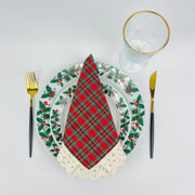 Guardanapo Xmas Glamour Renda