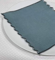 Guardanapo Cocktail Ondas Laterais Linho