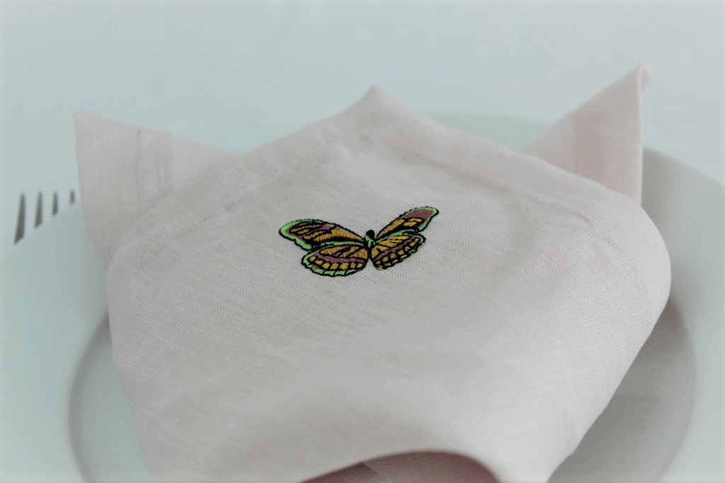 Guardanapo Linho Butterfly