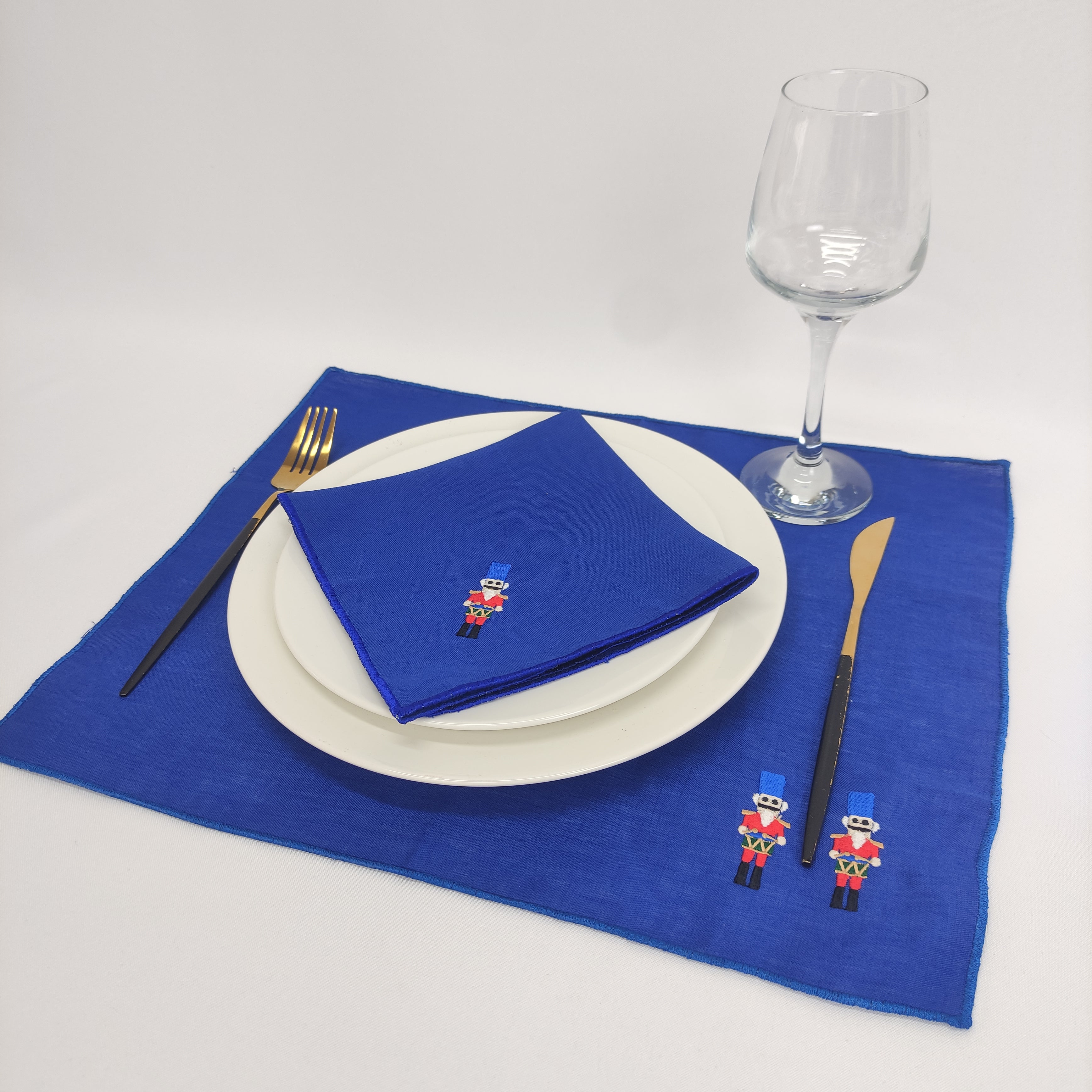 Individual Linho Of Rolinho Gingerbread Man