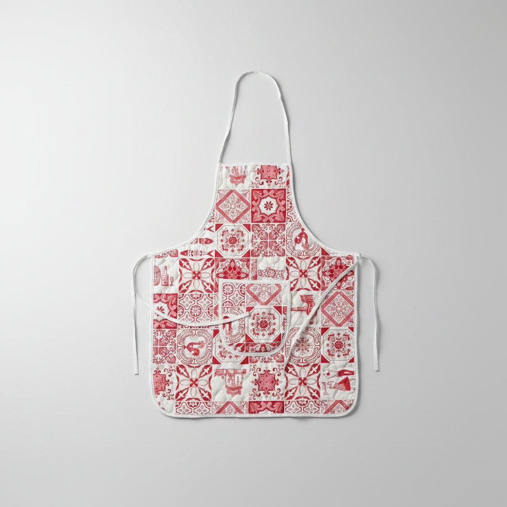 Avental Acolchoado Azulejos