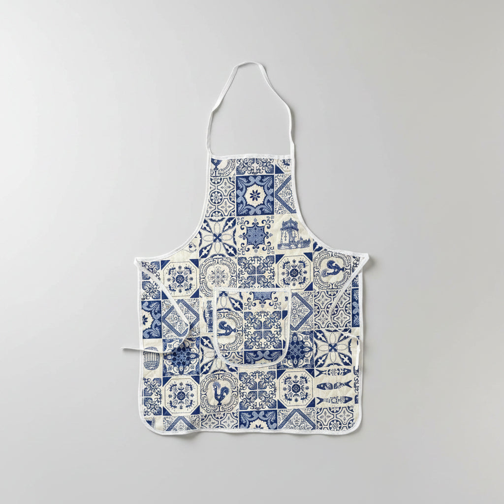 Avental Acolchoado Azulejos