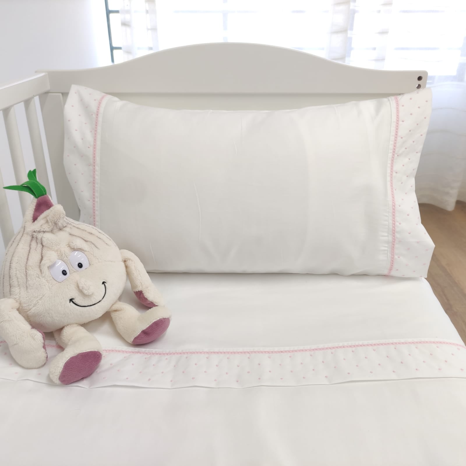 Jogo de Cama Bebé Bolinhas e Sonhos