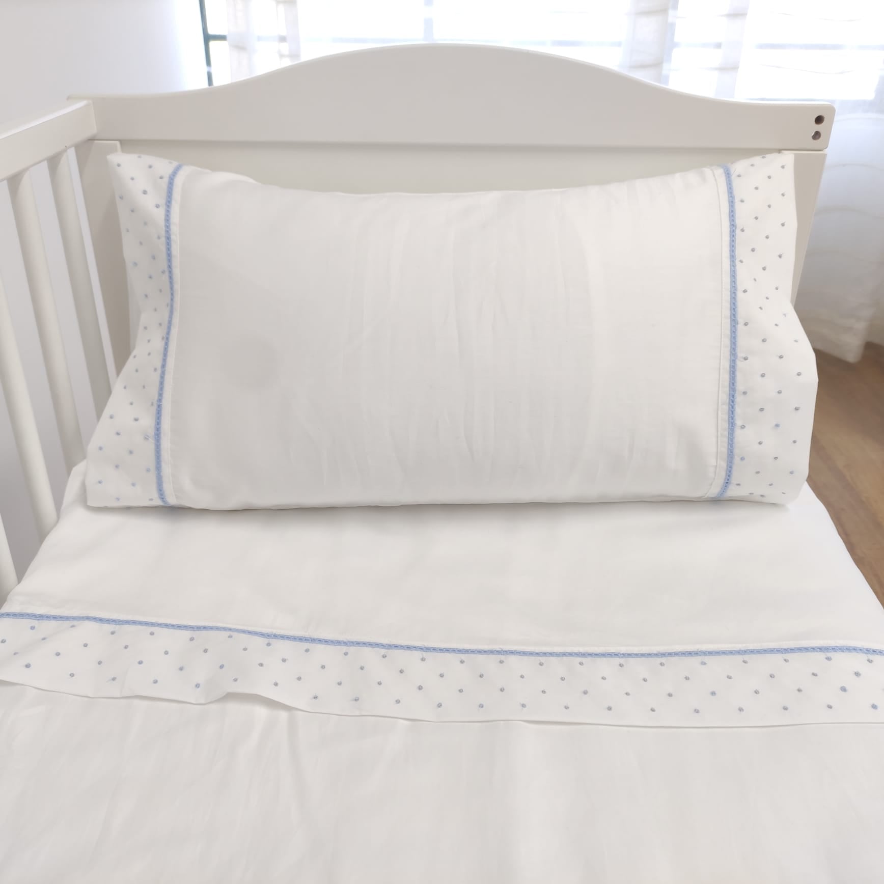 Jogo de Cama Bebé Bolinhas e Sonhos