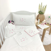 Jogo de Cama Algodão Bebé Estrelas
