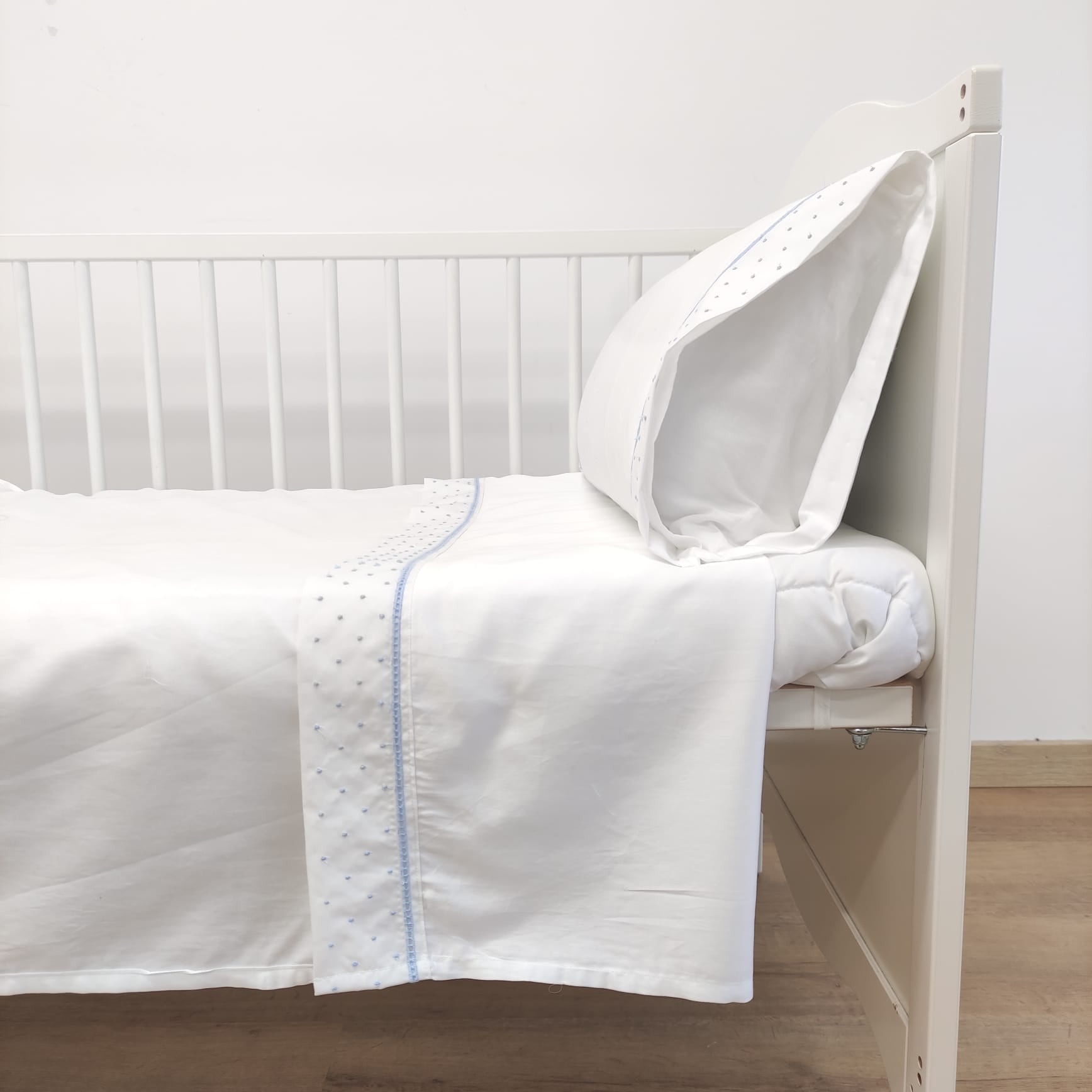Jogo de Cama Bebé Bolinhas e Sonhos