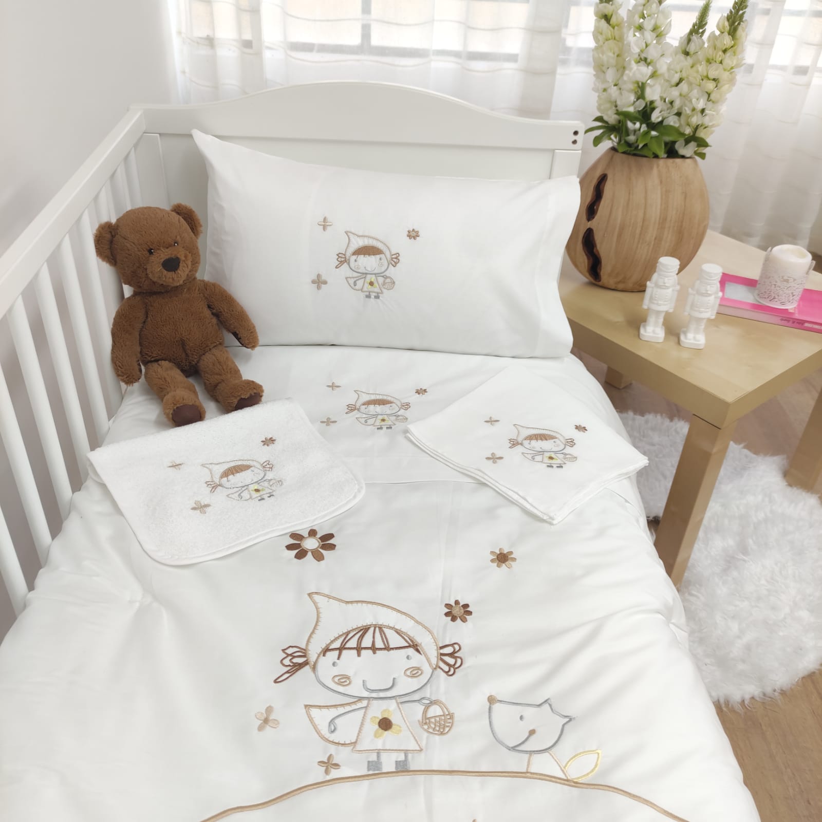 Jogo de Cama Bebé Capuchinho