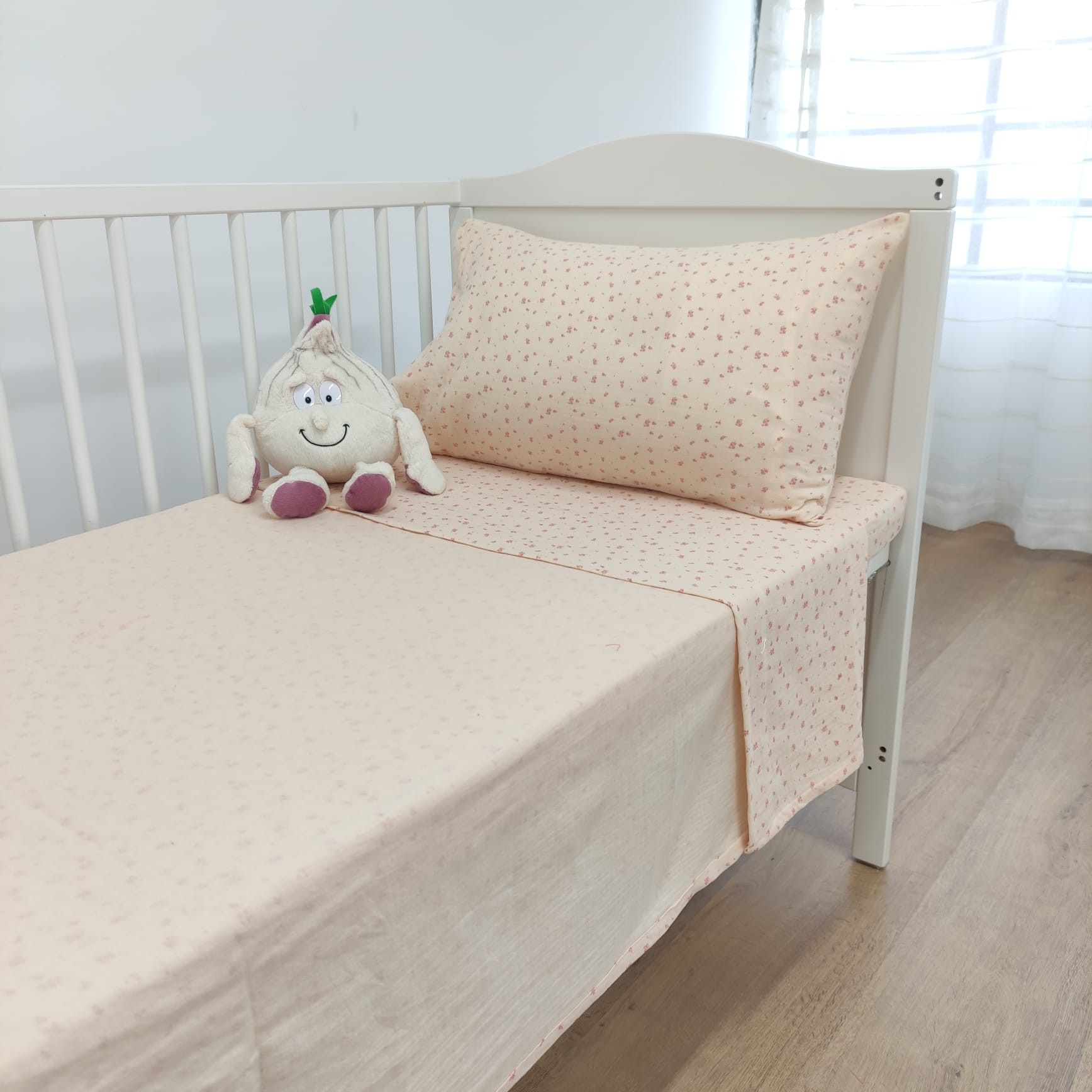 Jogo de Cama Bebé Musselina Florzinhas