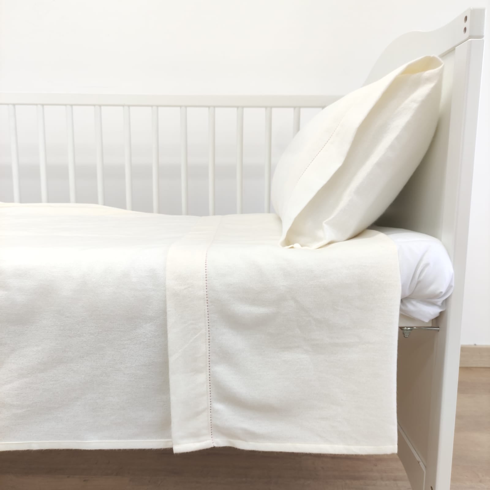 Jogo de Cama Bebé Flanela Pérola Ponto Aberto Colors