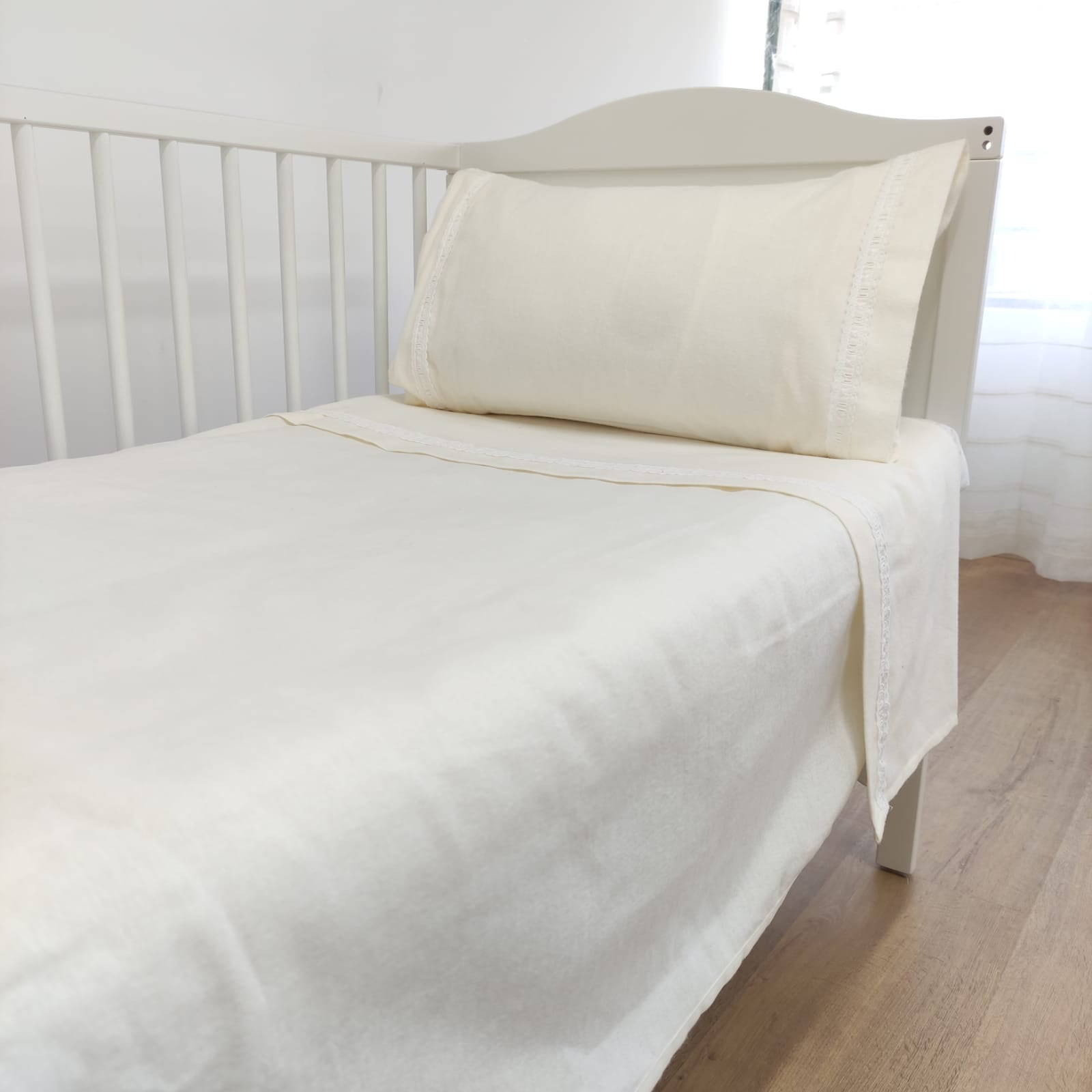 Jogo de Cama Bebé Flanela Pérola Verona