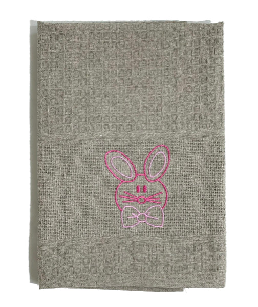 Pano de Cozinha Algodão Páscoa Marrom
